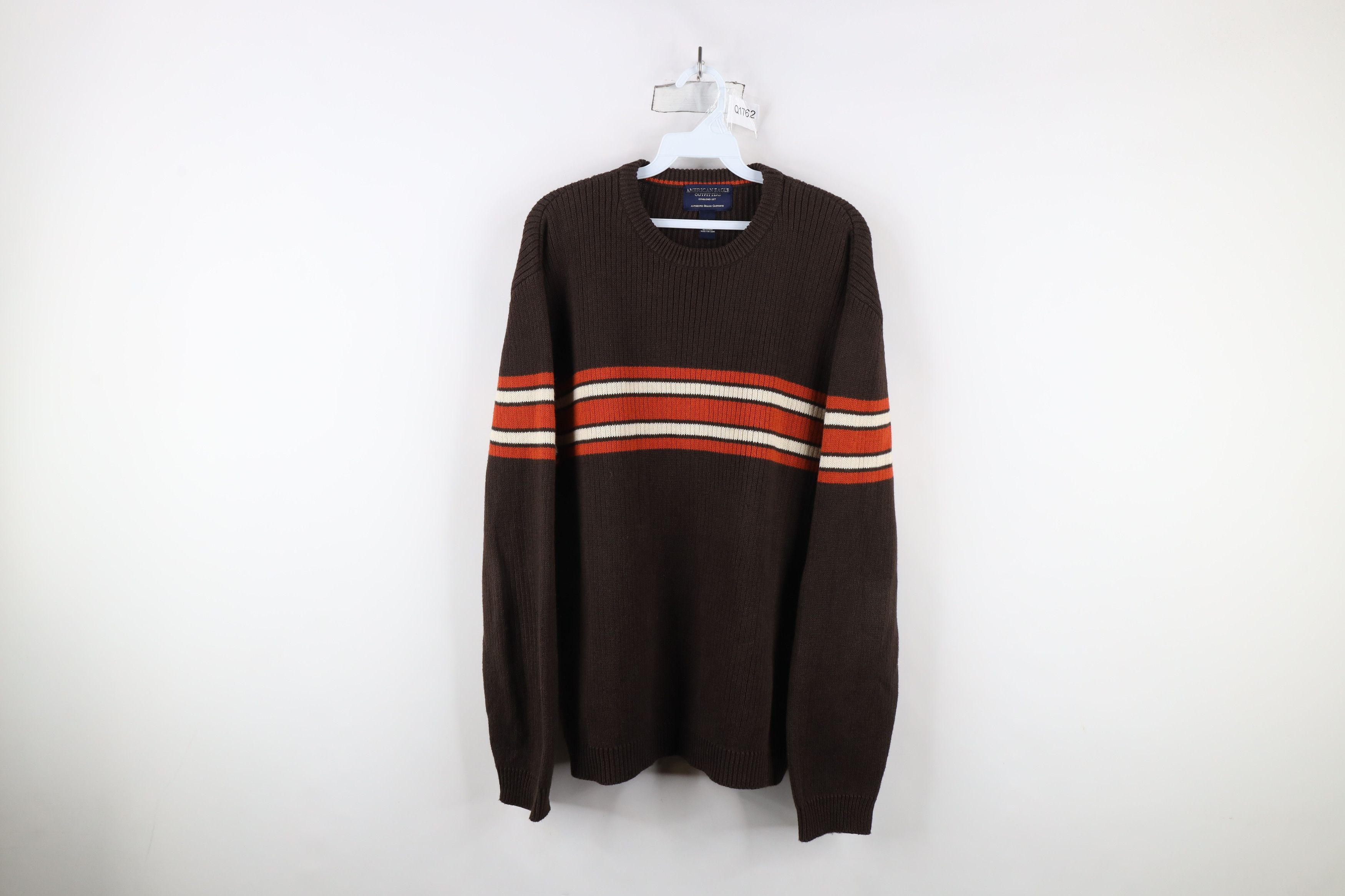 American Eagle Outfitters × Vintage Vintage Y2K American Eagle Outfitters Ribbed Knit Sweater Size US L / EU 52-54 / 3 - 1 Thumbnail
