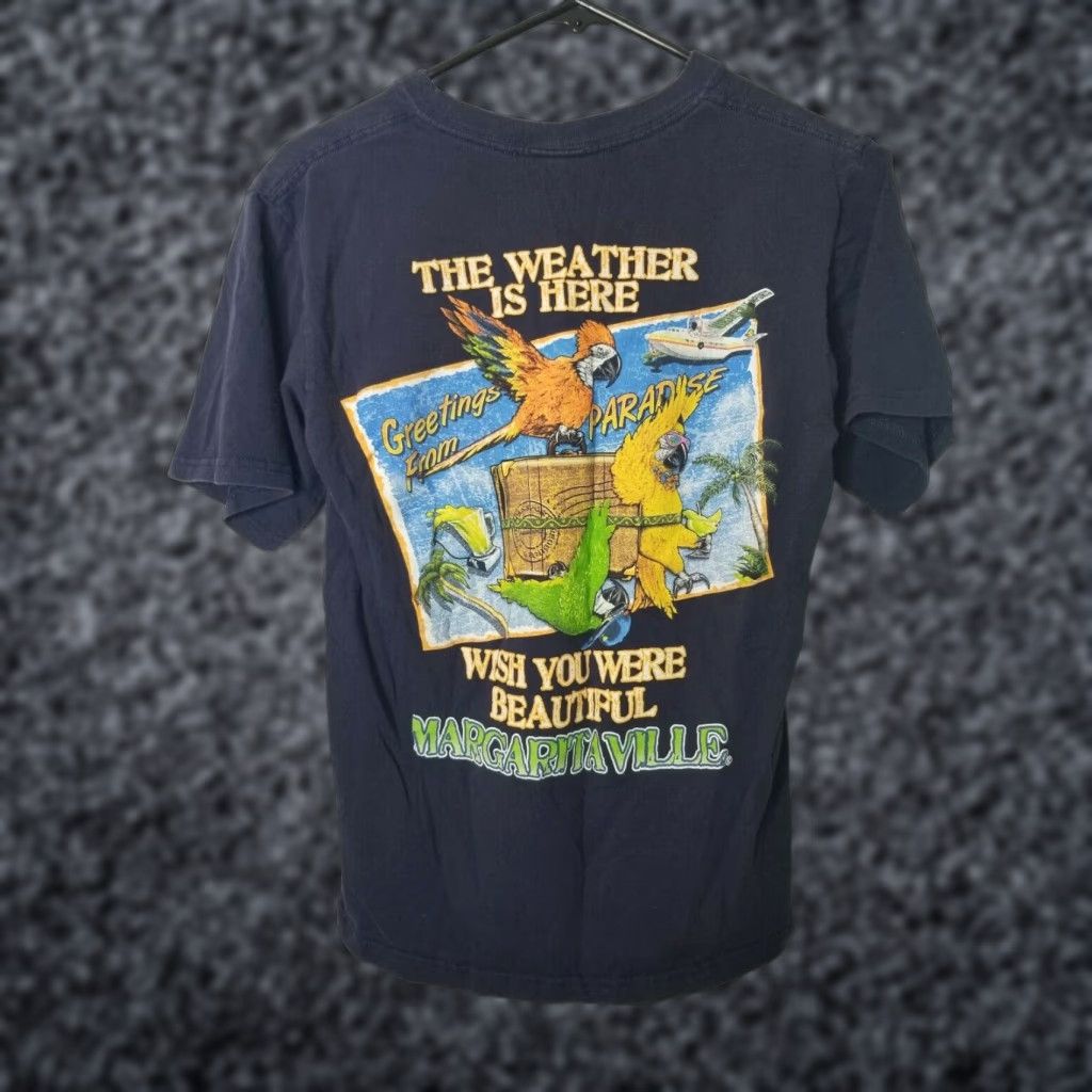 Vintage VINTAGE Margaritaville Shirt Mens S Margaritaville Jimmy Buffett Funny T Shirt Waikiki Hawaii Distressed Blue 2000s Beach Mens Size US S / EU 44-46 / 1 - 1 Thumbnail