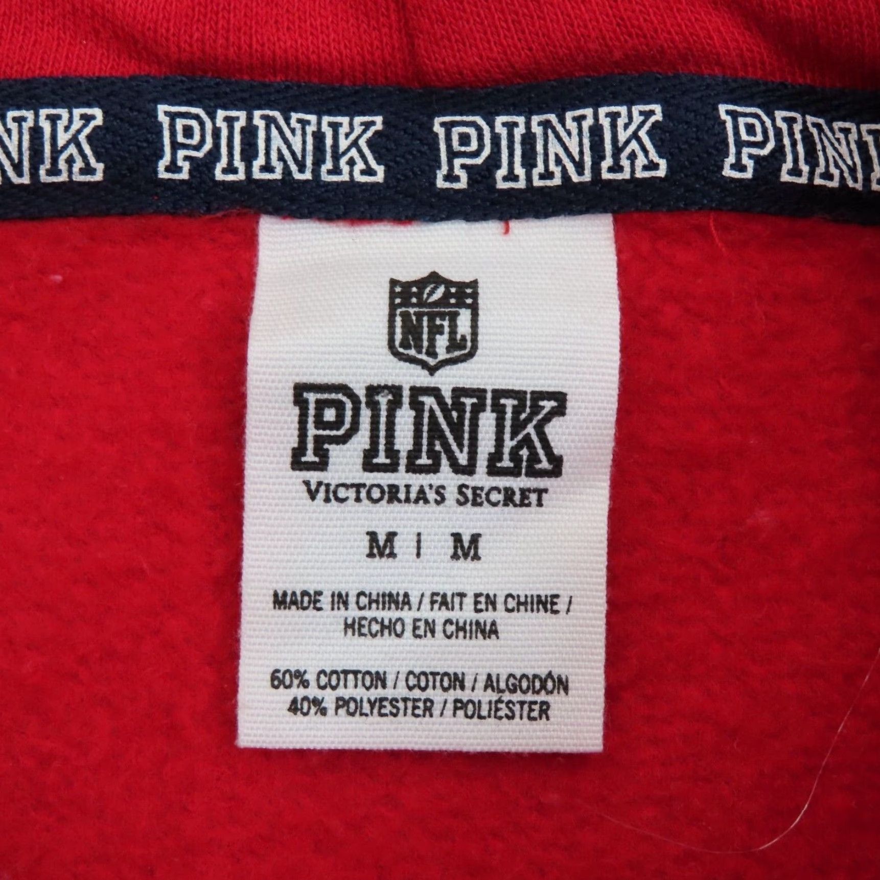 Victoria's Secret PINK Victoria's Secret Medium Houston Texans Zip Hoodie Rhinestone Glitter NFL Size M / US 6-8 / IT 42-44 - 7 Thumbnail