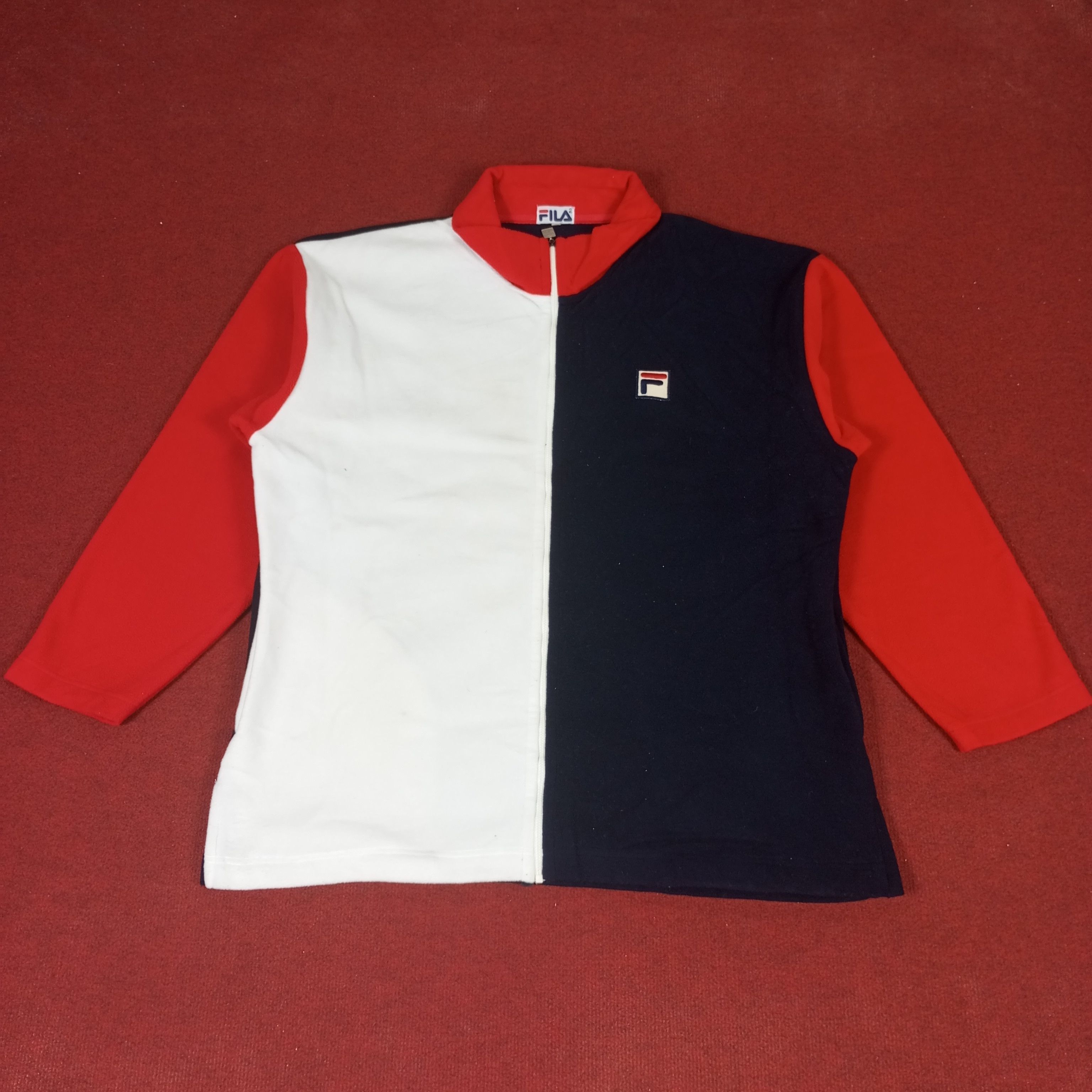 Fila × Vintage Fila Big Logo Design Sweater Size US XL / EU 56 / 4 - 2 Thumbnail