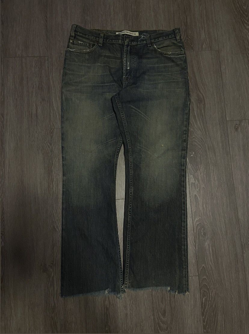 Gap Vintage Dark Wash Flare Gap Jeans Size US 36 / EU 52 - 1 Thumbnail