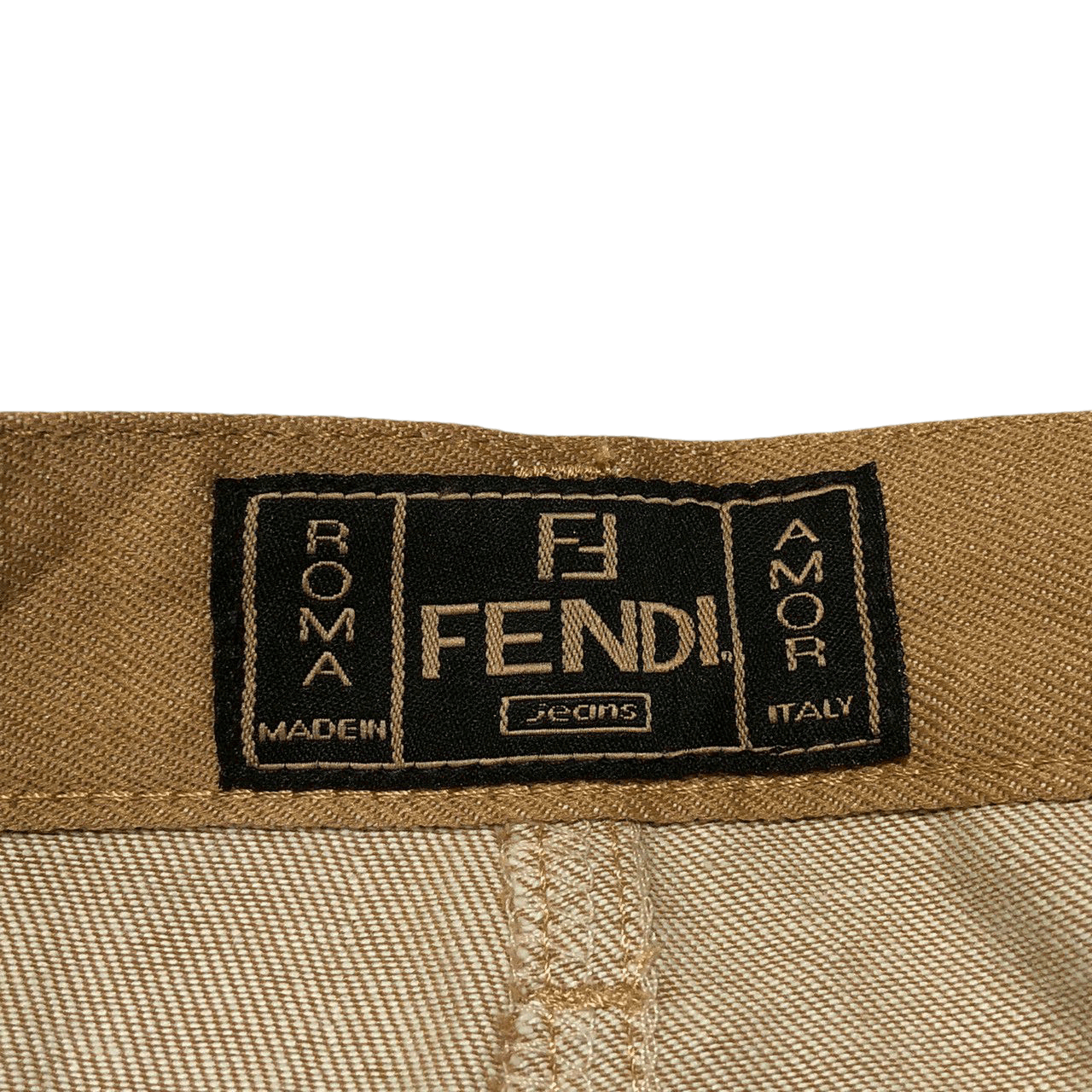 Fendi Fendi Roma Amor Khaki Trousers Waist 30" Size 28" / US 6 / IT 42 - 7 Thumbnail