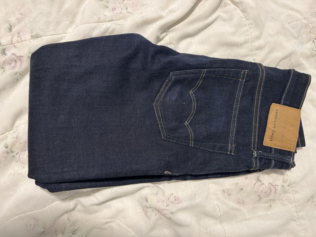 American Eagle Outfitters American Eagle Airflex+ Dark Wash Jeans - 30x30 Size US 30 / EU 46 - 2 Thumbnail