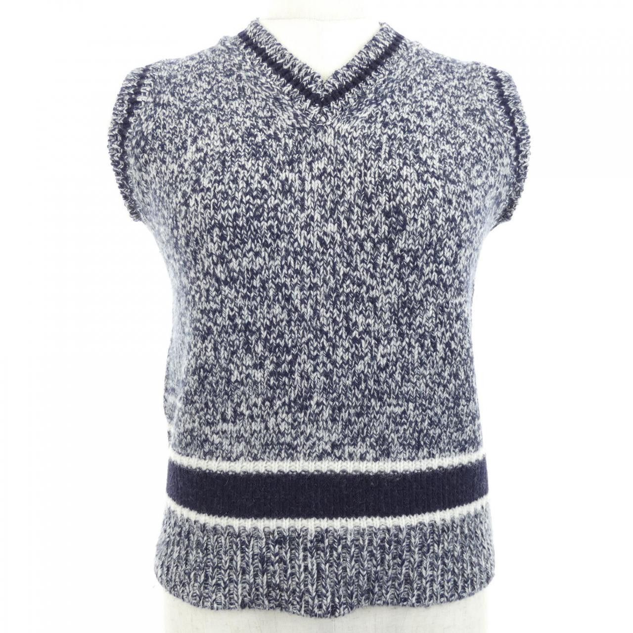 Dior Christian Dior CHRISTIAN DIOR Signature Cashmere Blend Vest Others Tops 054T01AM303 DUTY FREE for USA