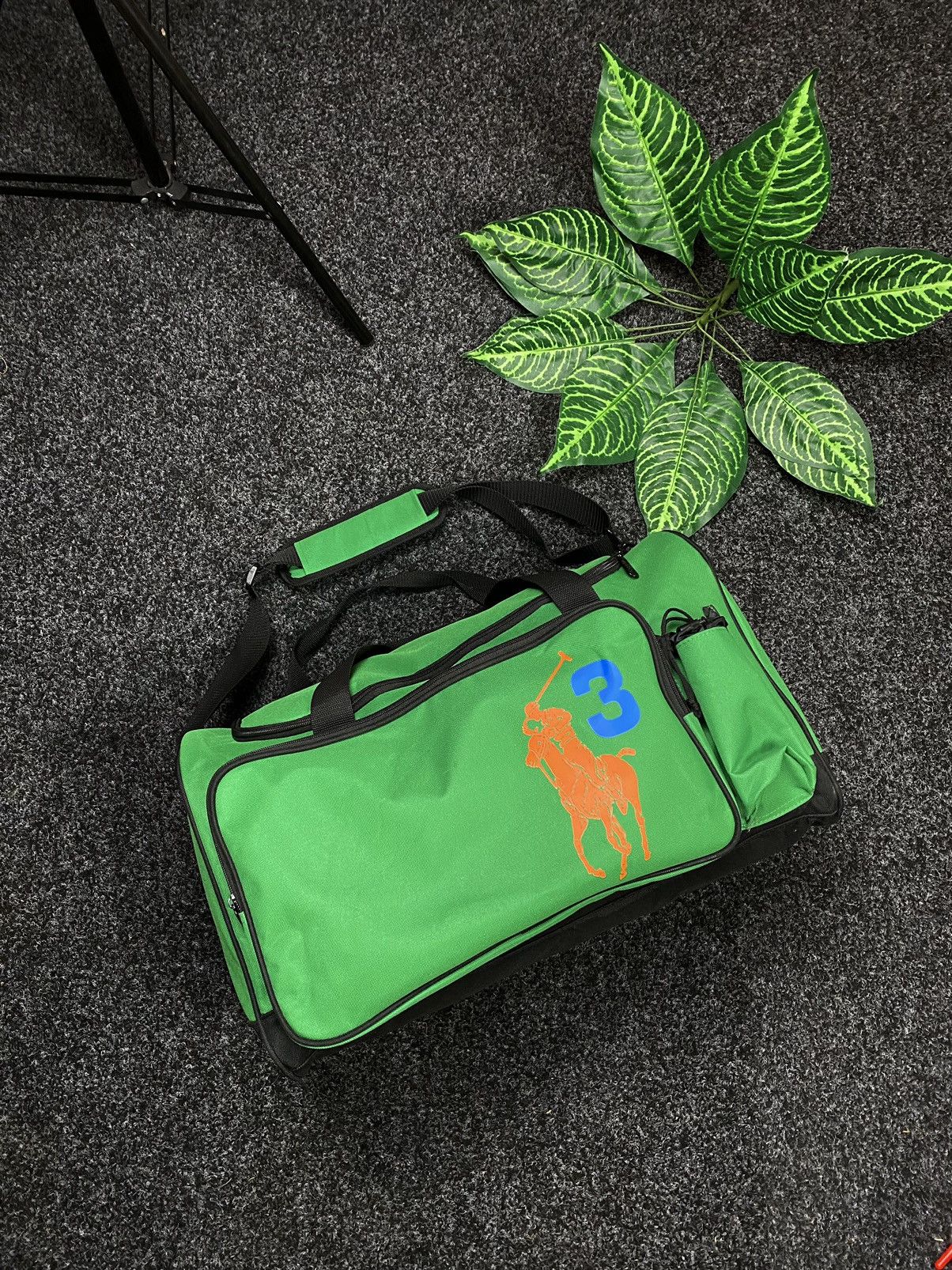 Polo Ralph Lauren Big Logo Sports Bag Y2K Drill style