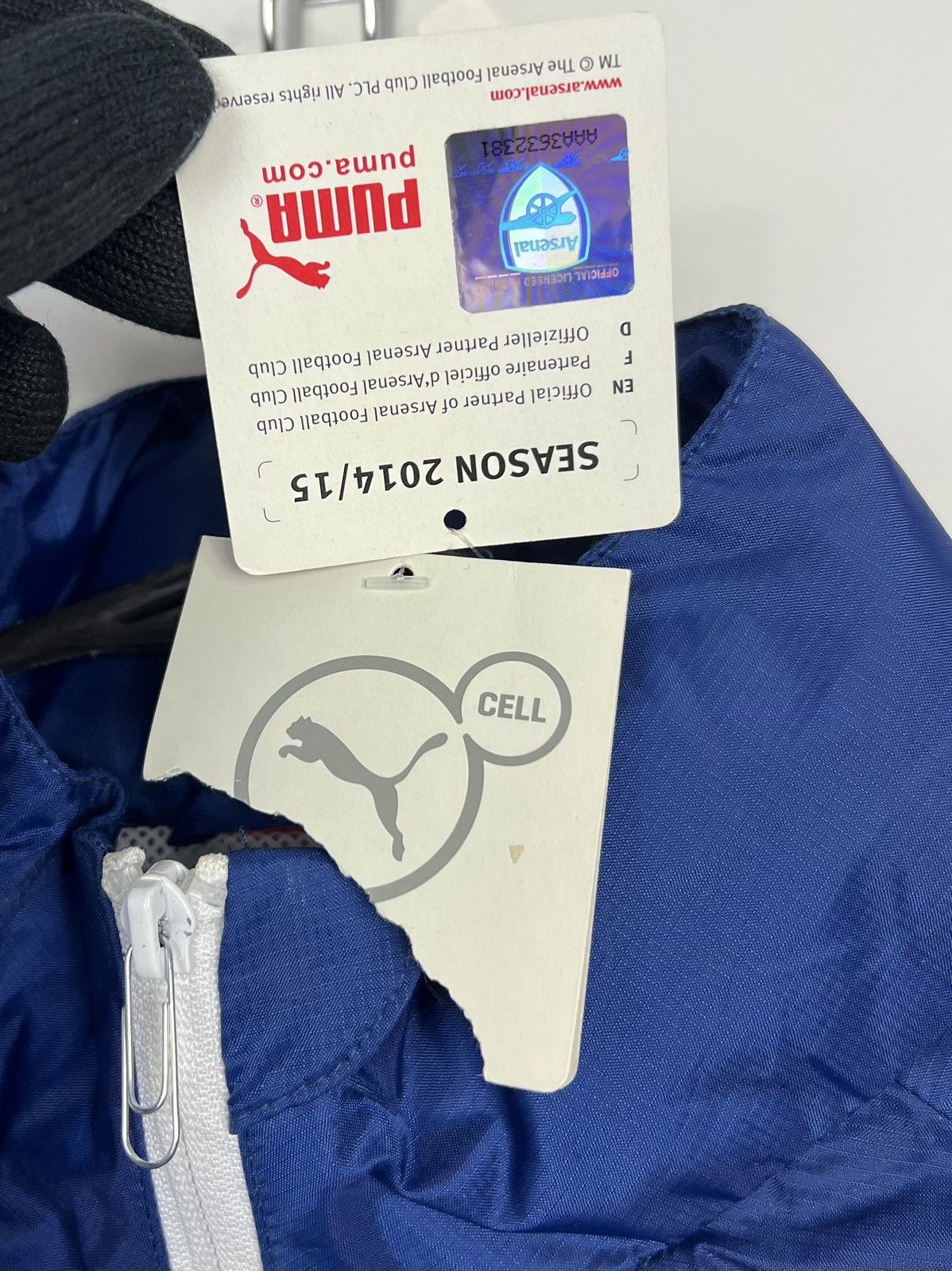 Puma Puma Arsenal London 2014/2015 Rain Jacket Football Jacket Size US L / EU 52-54 / 3 - 3 Thumbnail
