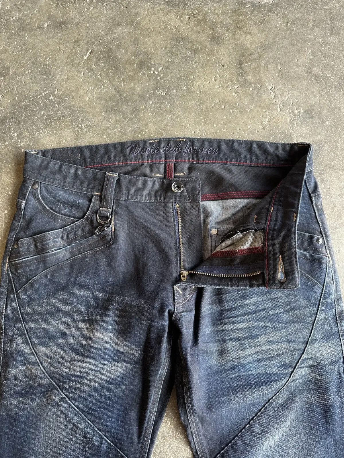 HIDEAWAYS SICKS 💥 FLARE NICOLE CLUB FOR MEN BONDAGE VERY RARE DENIM Size US 32 / EU 48 - 10 Thumbnail