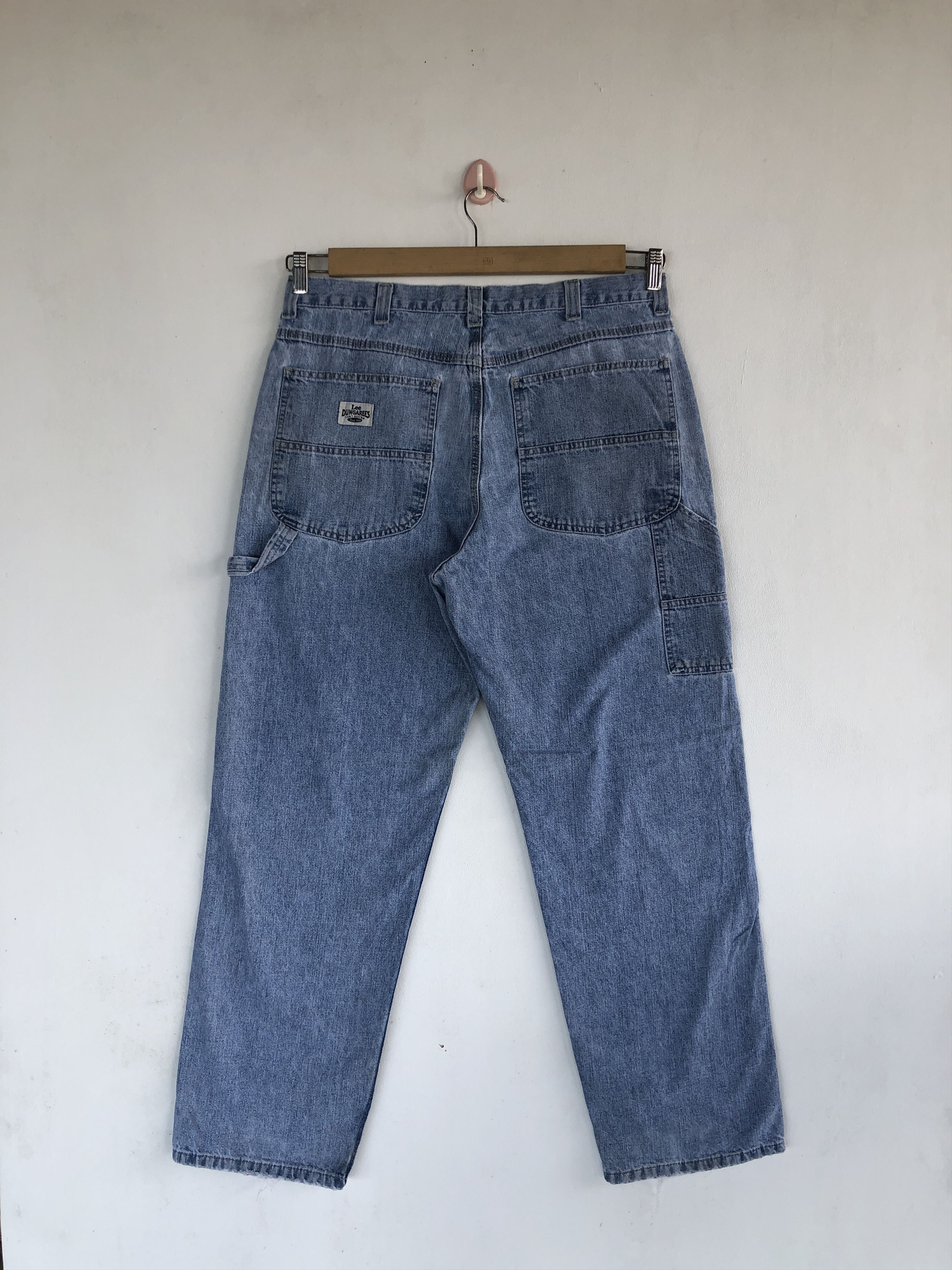 Lee Vintage Lee Baggy Jeans Lee Dungarees Denim Workers Pants Size US 34 / EU 50 - 2 Thumbnail