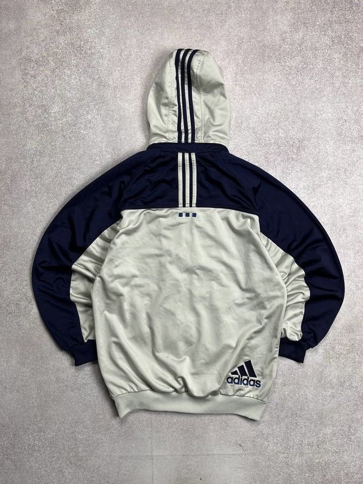 Adidas × Vintage Vintage Adidas Boxy Archival Zip Hoodie Y2K L Size US L / EU 52-54 / 3 - 4 Thumbnail