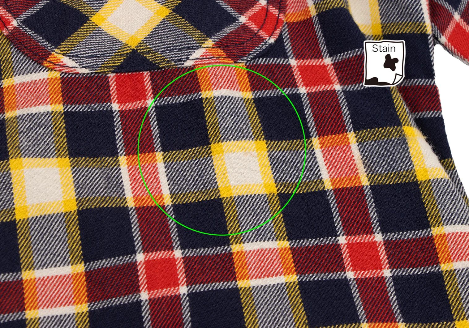 Junya Watanabe Checkered Flannel Shirt in Yellow and Red, Size XS Size US XS / EU 42 / 0 - 12 Thumbnail