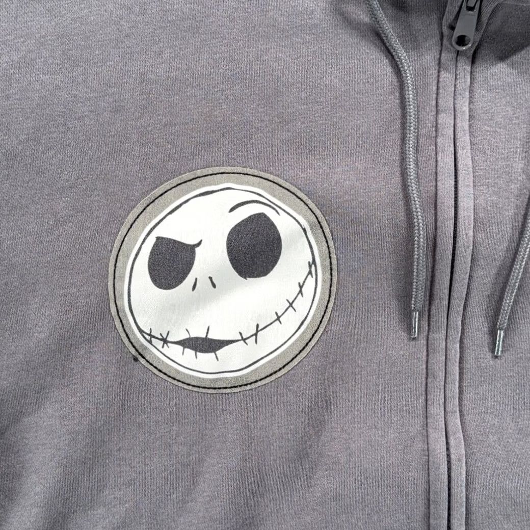 Disney Disney Nightmare Before Christmas Sweater Womens LARGE Gray Hoodie Jack Sally Size M / US 6-8 / IT 42-44 - 6 Thumbnail