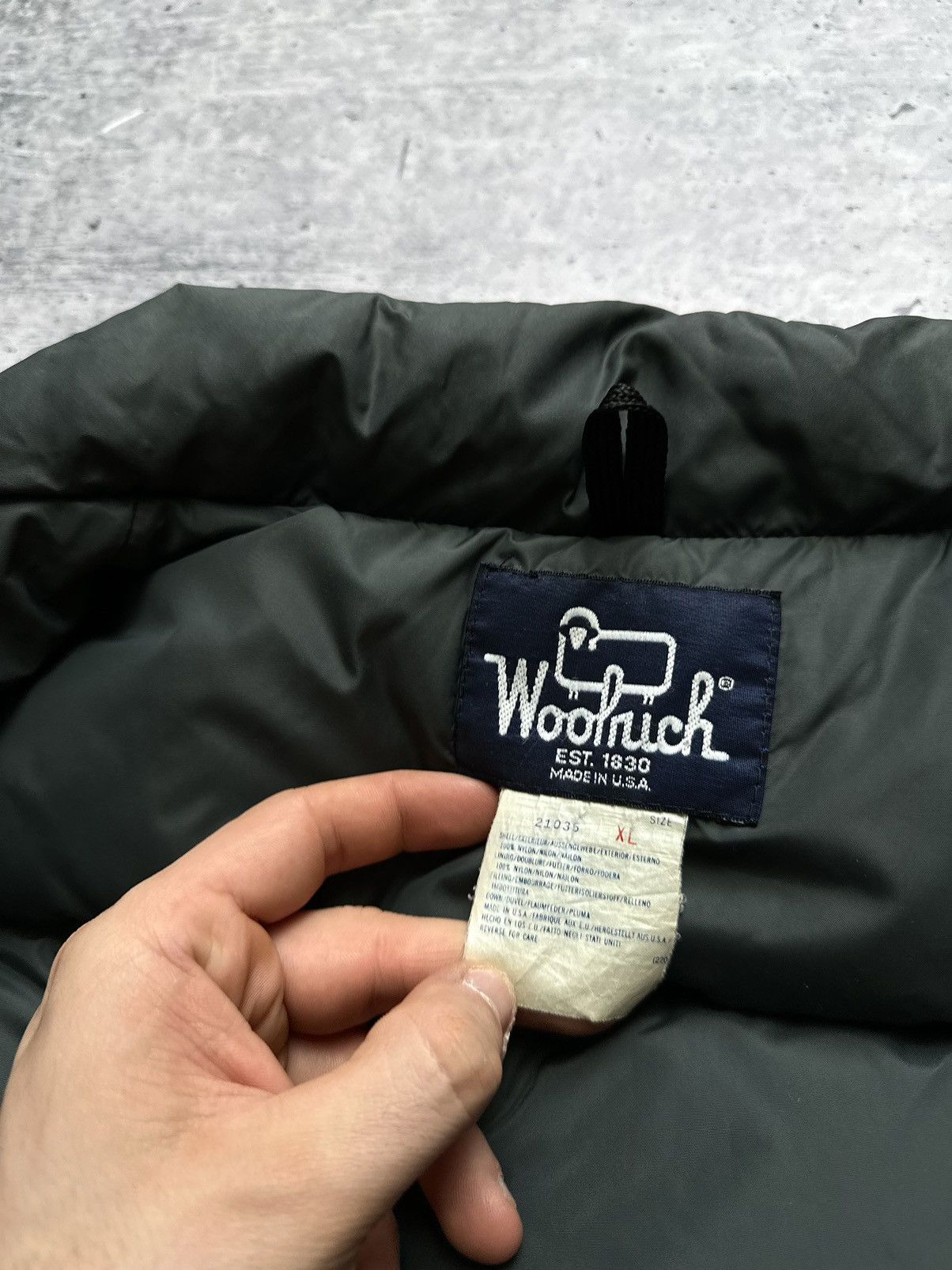 Woolrich Woolen Mills Vintage 90s Woolrich USA Down 700 Y2K Hype Puffer Vest Size US S / EU 44-46 / 1 - 11 Thumbnail