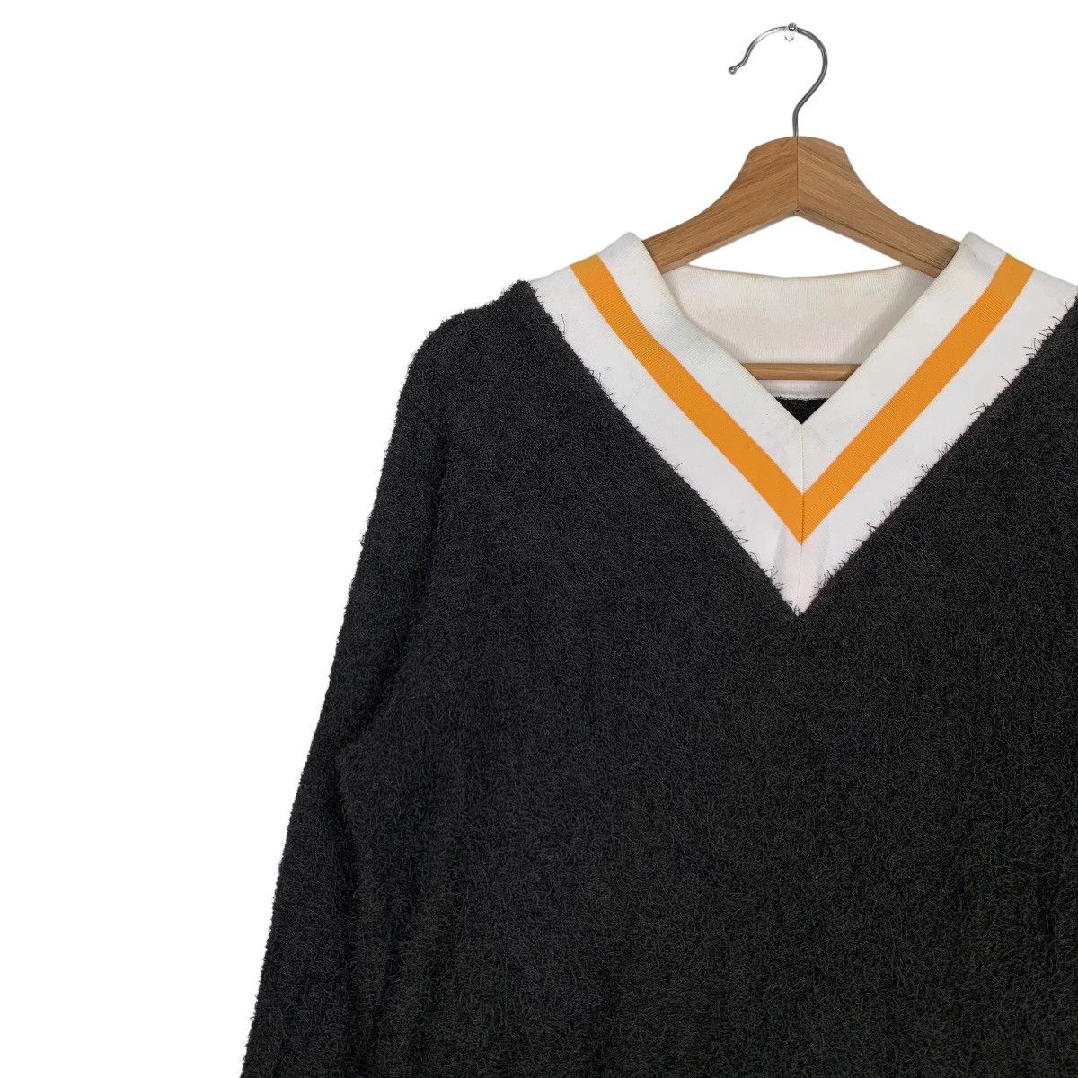 Japanese Brand WHIZ-LIMITED Style&Tailored by LUMP V Neck Sweater #0217-C10 Size US L / EU 52-54 / 3 - 4 Thumbnail