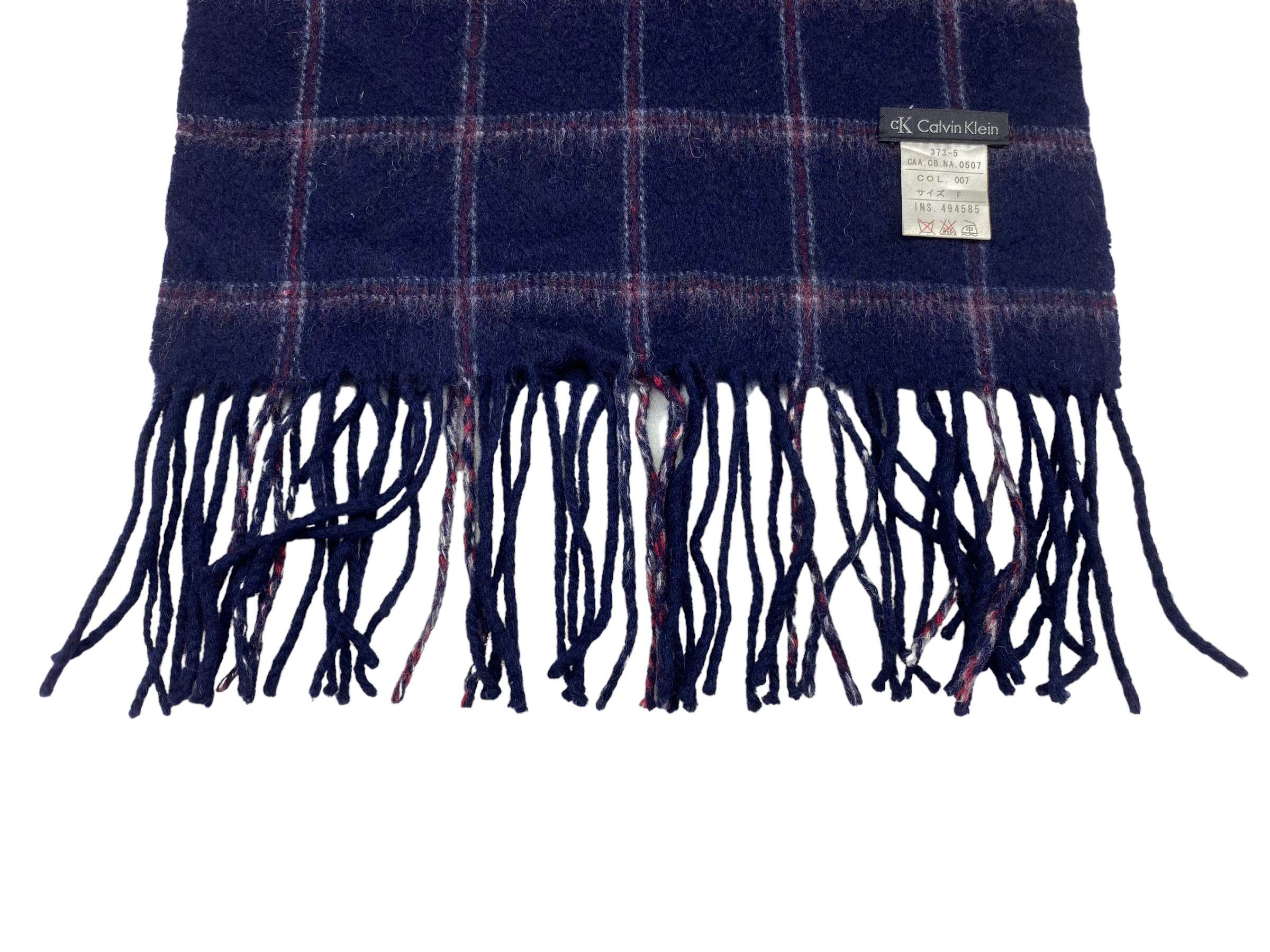 Calvin Klein × Vintage Calvin Klein scarf Checkered Vintage Scarves Size ONE SIZE - 5 Thumbnail