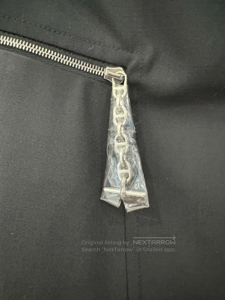 Hermes Hermes Black women's skirt with pig nose chain zipper Size 24" / US 00 / IT 34 - 3 Thumbnail