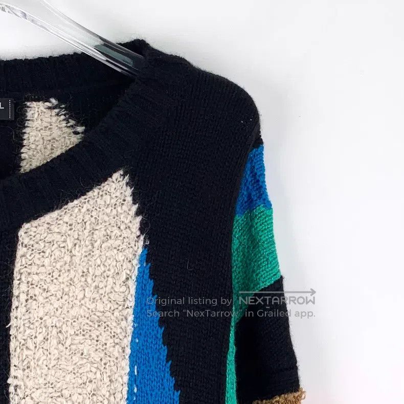 Chanel Chanel Egypt Series Black Geometric Pattern jacquard Cashm Size US M / EU 48-50 / 2 - 3 Thumbnail