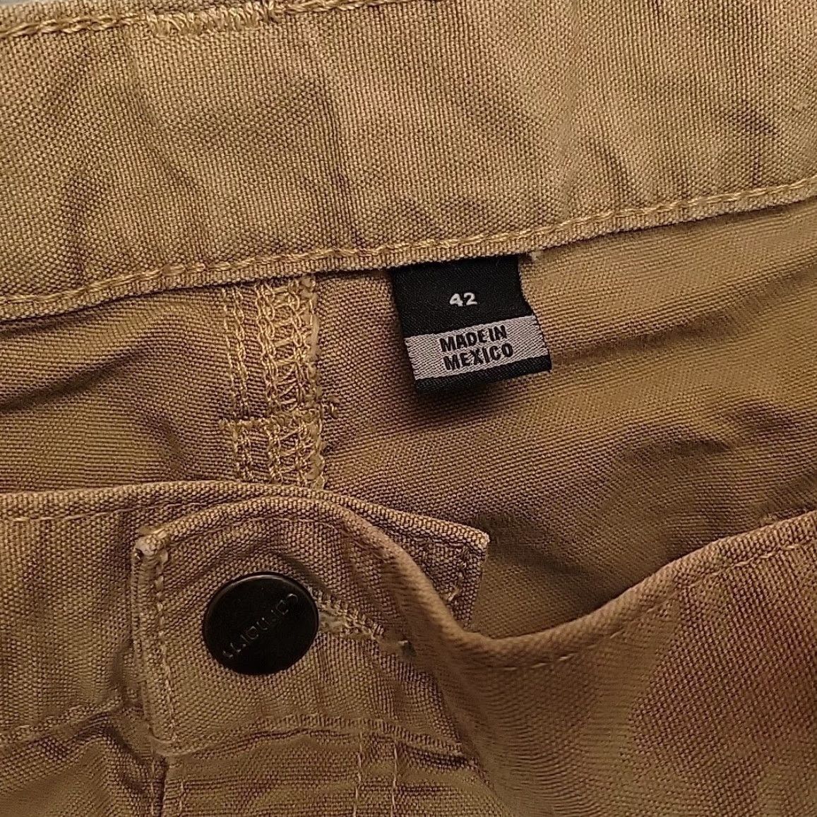 Carhartt Carhartt Shorts Men 42 Brown Cargo Carpenter Loose Fit Utility Outdoor Work B147 Size US 42 / EU 58 - 2 Thumbnail