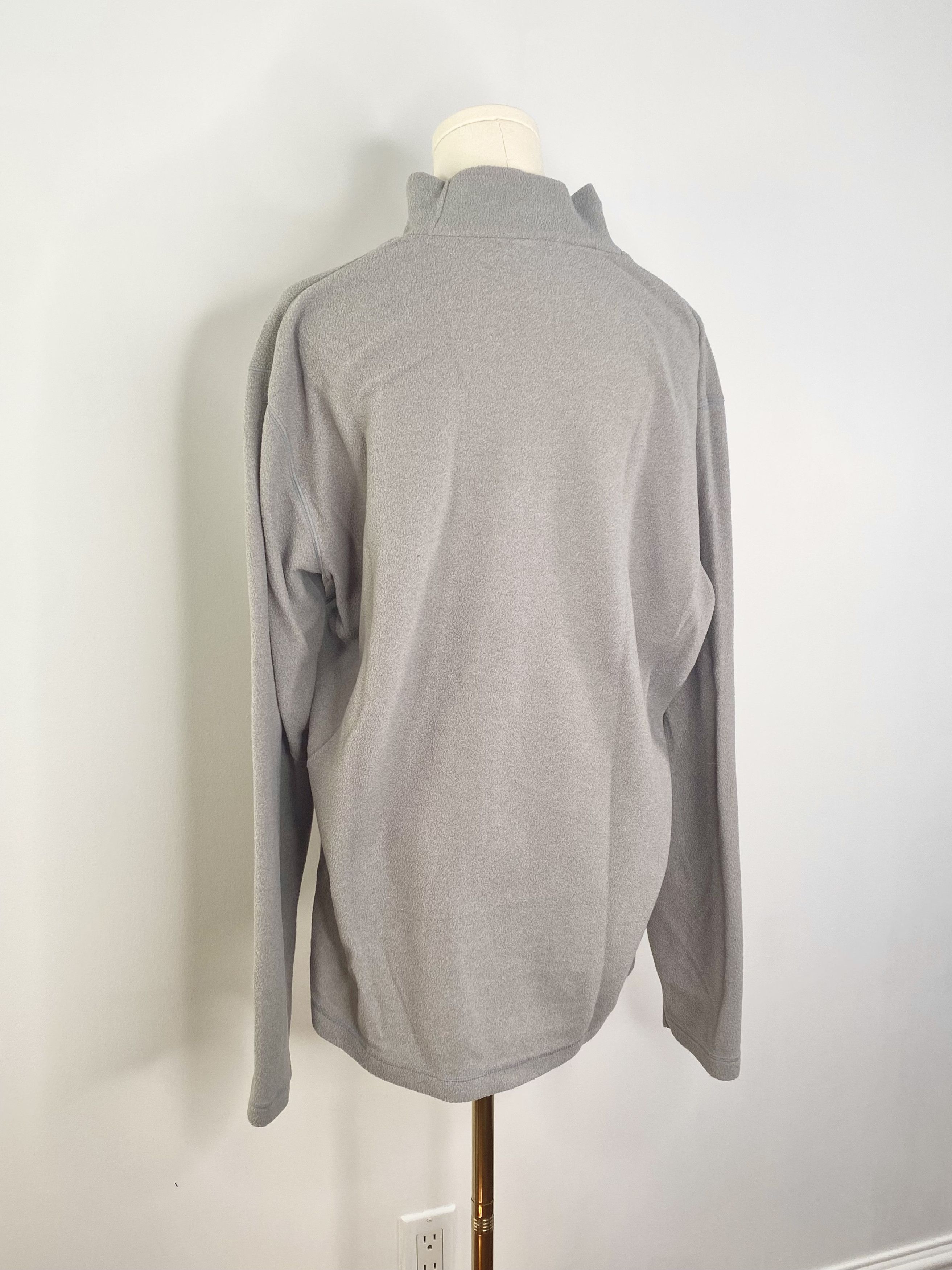 Uniqlo Uniqlo - Gray zip-up fleece sweater Size US L / EU 52-54 / 3 - 3 Thumbnail