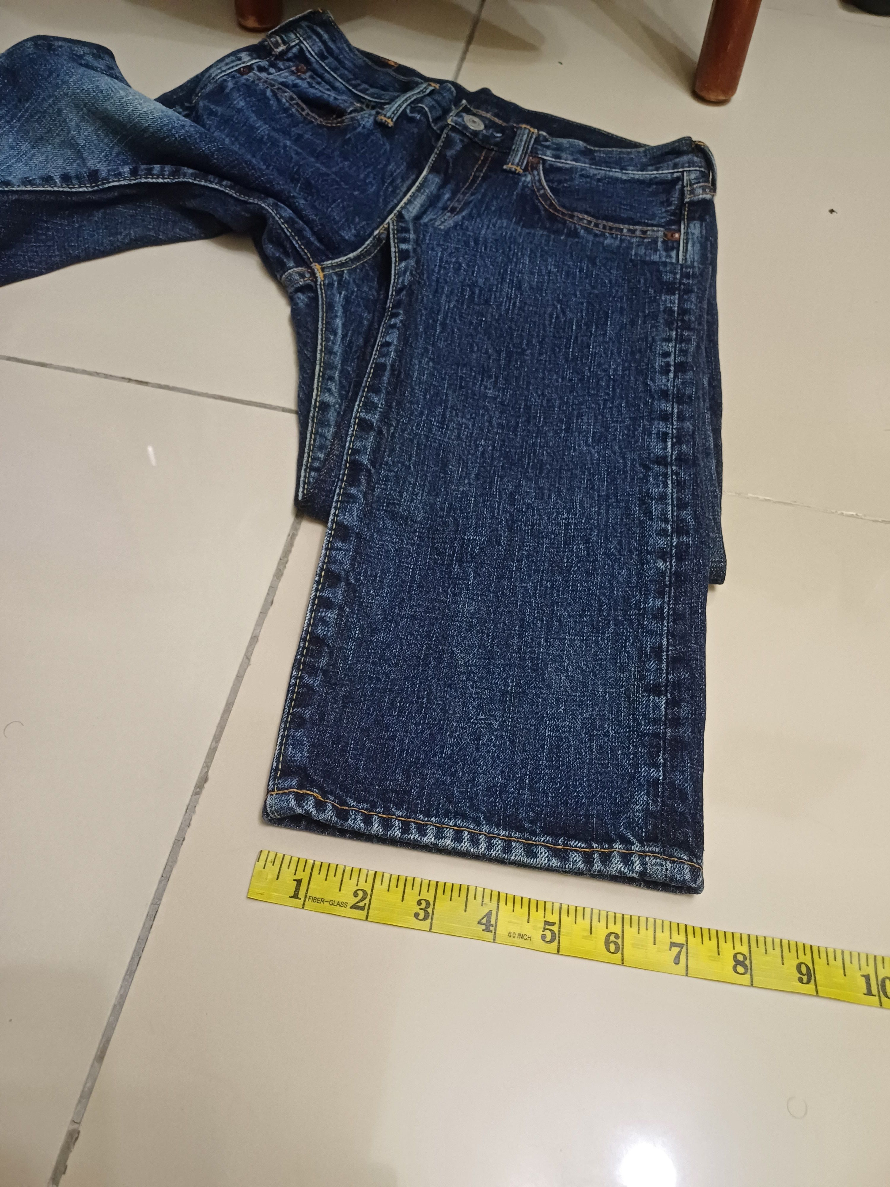 Japanese Brand Nice Jeans Deep Blue by Eternal Clothing Size 28" / US 6 / IT 42 - 14 Thumbnail