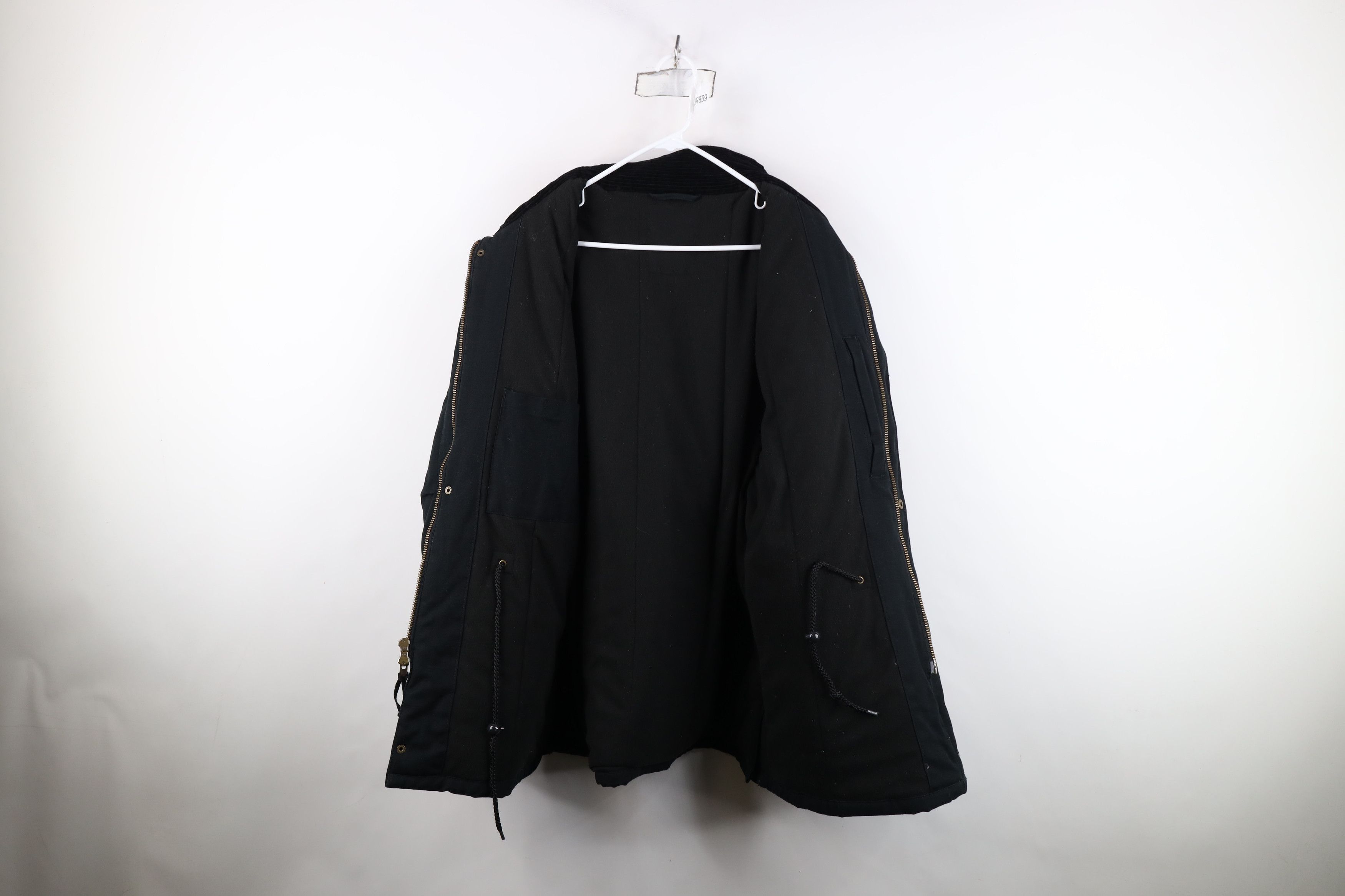 Vintage Vintage Y2K Streetwear Canvas Chore Barn Jacket Black Size US XXL / EU 58 / 5 - 12 Thumbnail