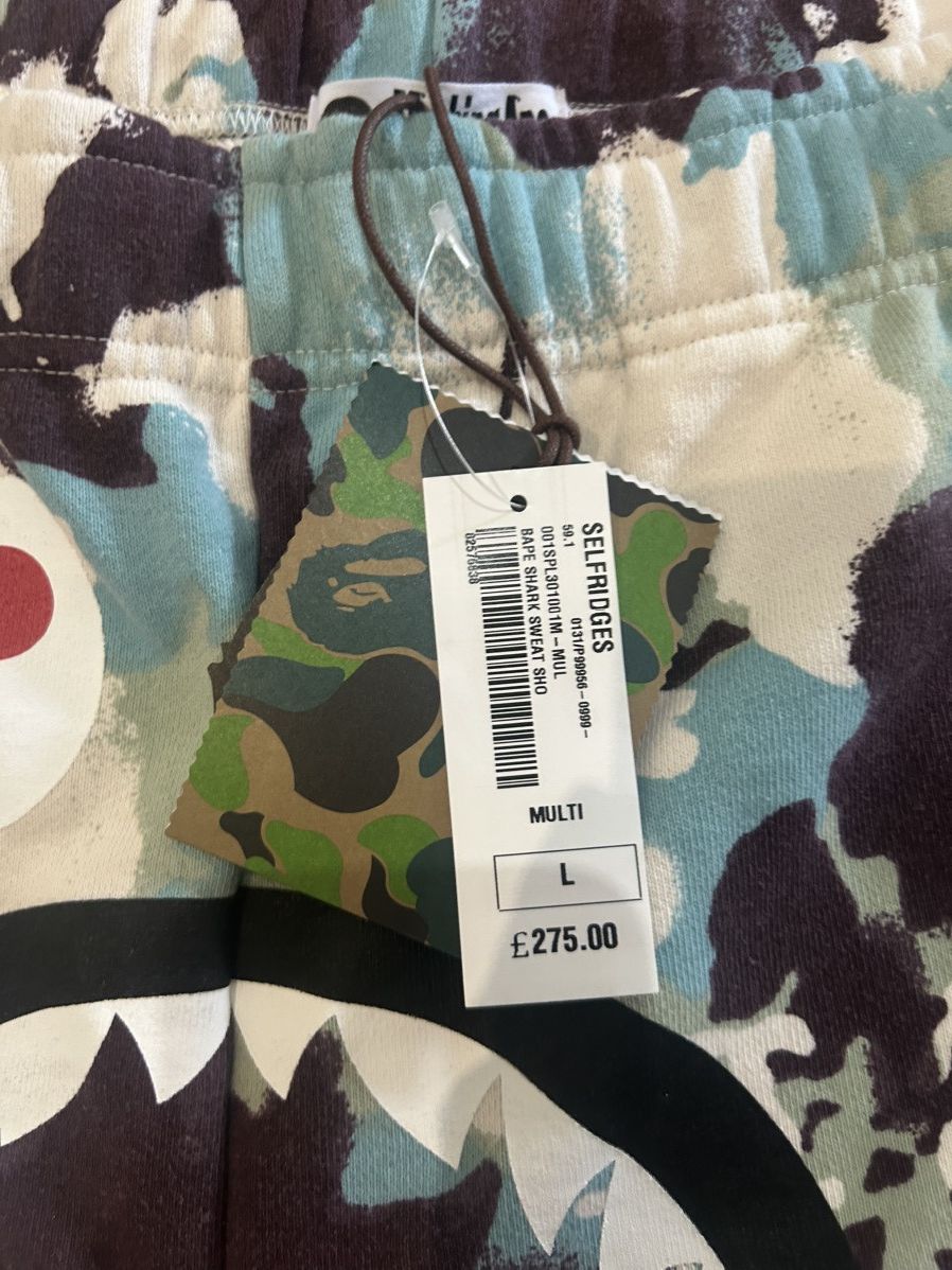 Bape Blue Camo Bape Shorts Size US 37 - 4 Thumbnail