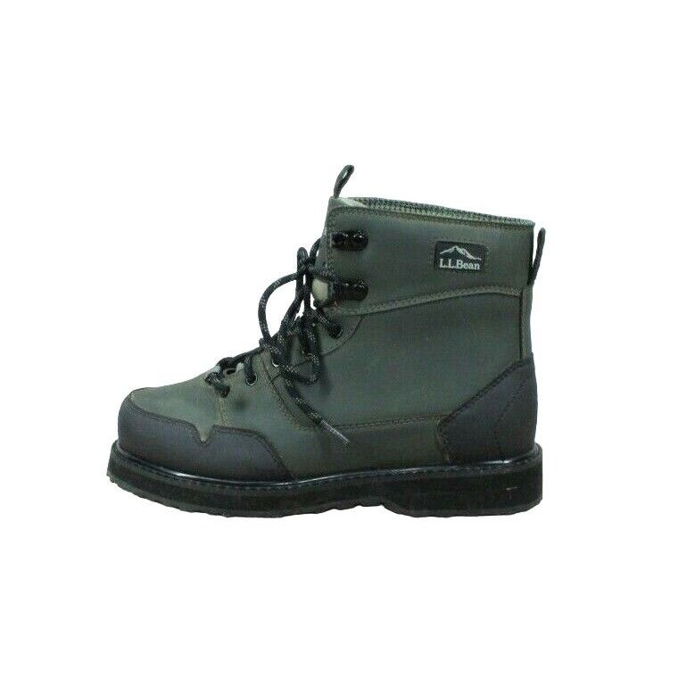 L.L. Bean LL Bean Emerger Gray Leather Wading Fishing Boots Size US 5 / EU 37 - 1 Thumbnail