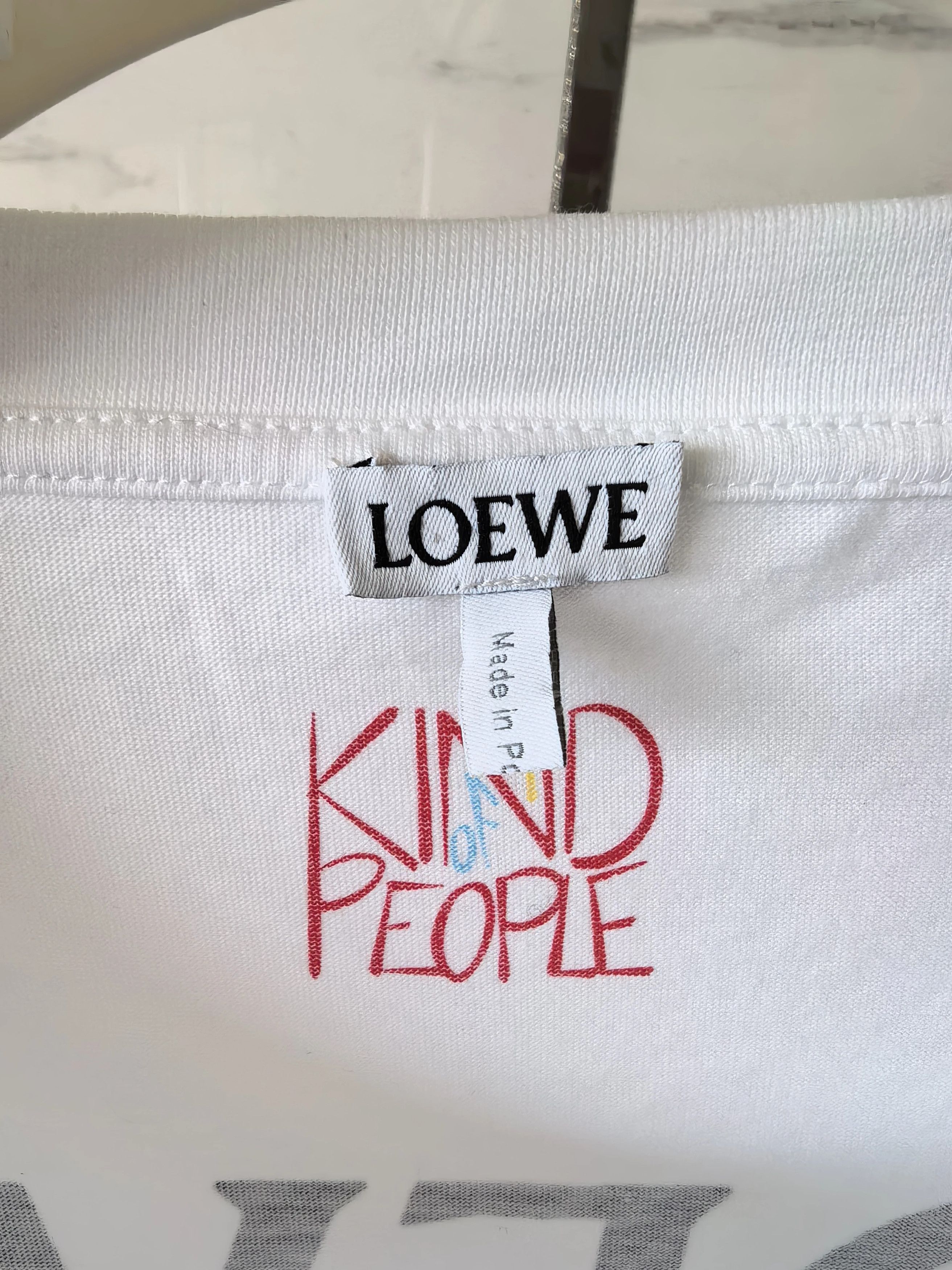 Loewe LOEWE SS24 XXL Back Big Logo T-shirt Size US XXL / EU 58 / 5 - 3 Thumbnail