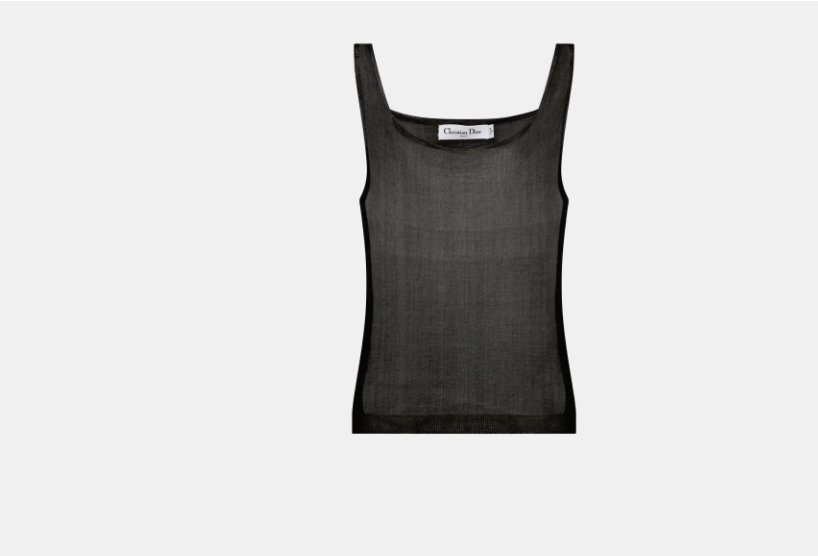 Dior o1w1db10525 354S48 Sweater with Camisole in Black Size S / US 4 / IT 40 - 6 Thumbnail