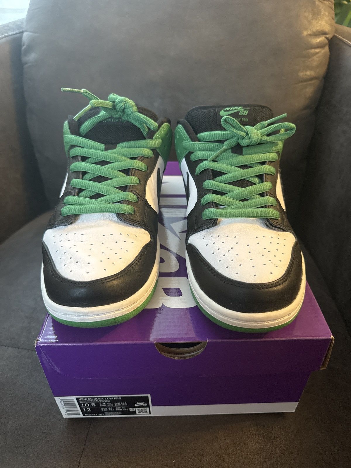 Nike Nike Dunk Low Pro Classic Green Size US 10.5 / EU 43-44 - 5 Thumbnail