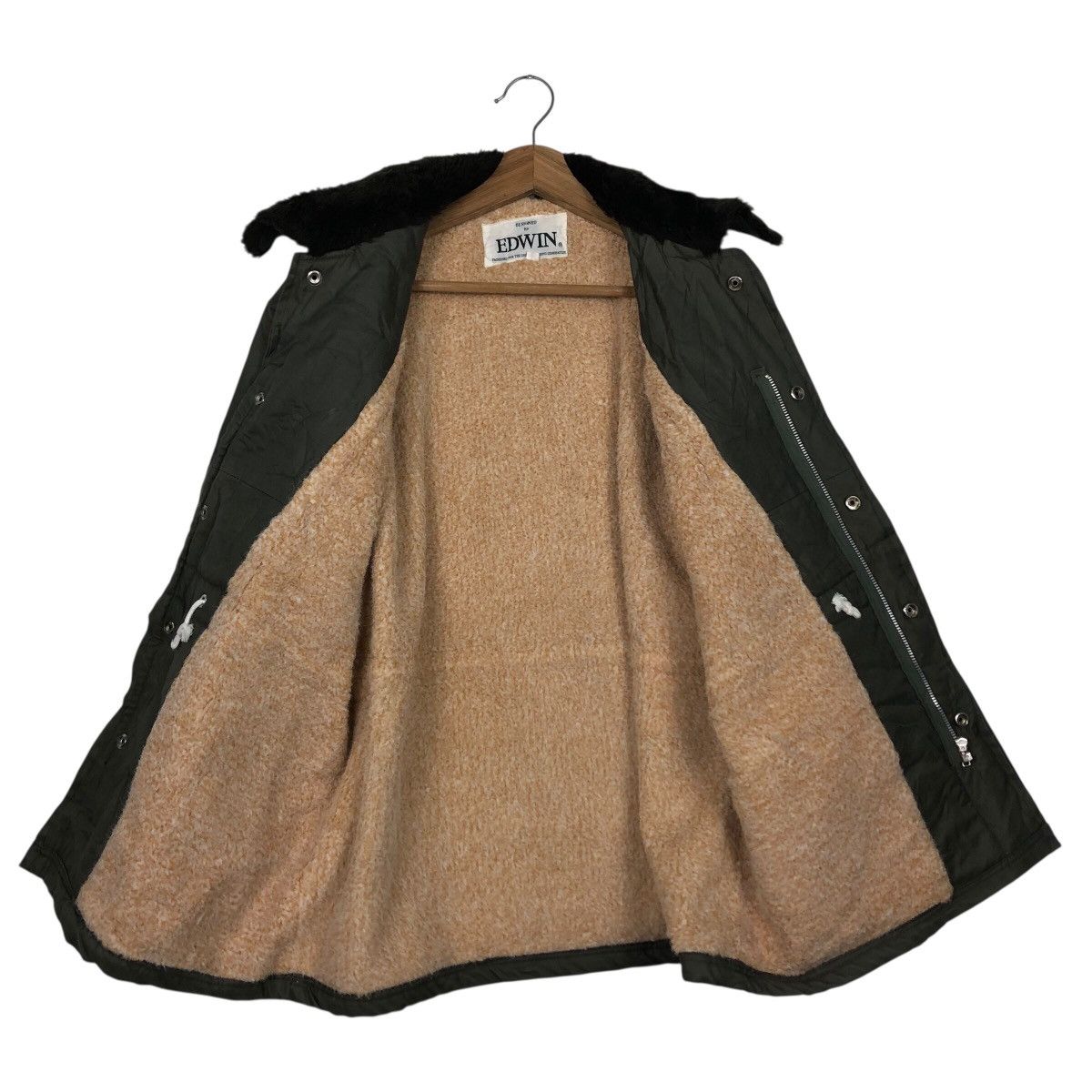 Edwin 📌Vintage Military Chore Work Jacket Edwin Blanket Fleece Size US M / EU 48-50 / 2 - 14 Thumbnail