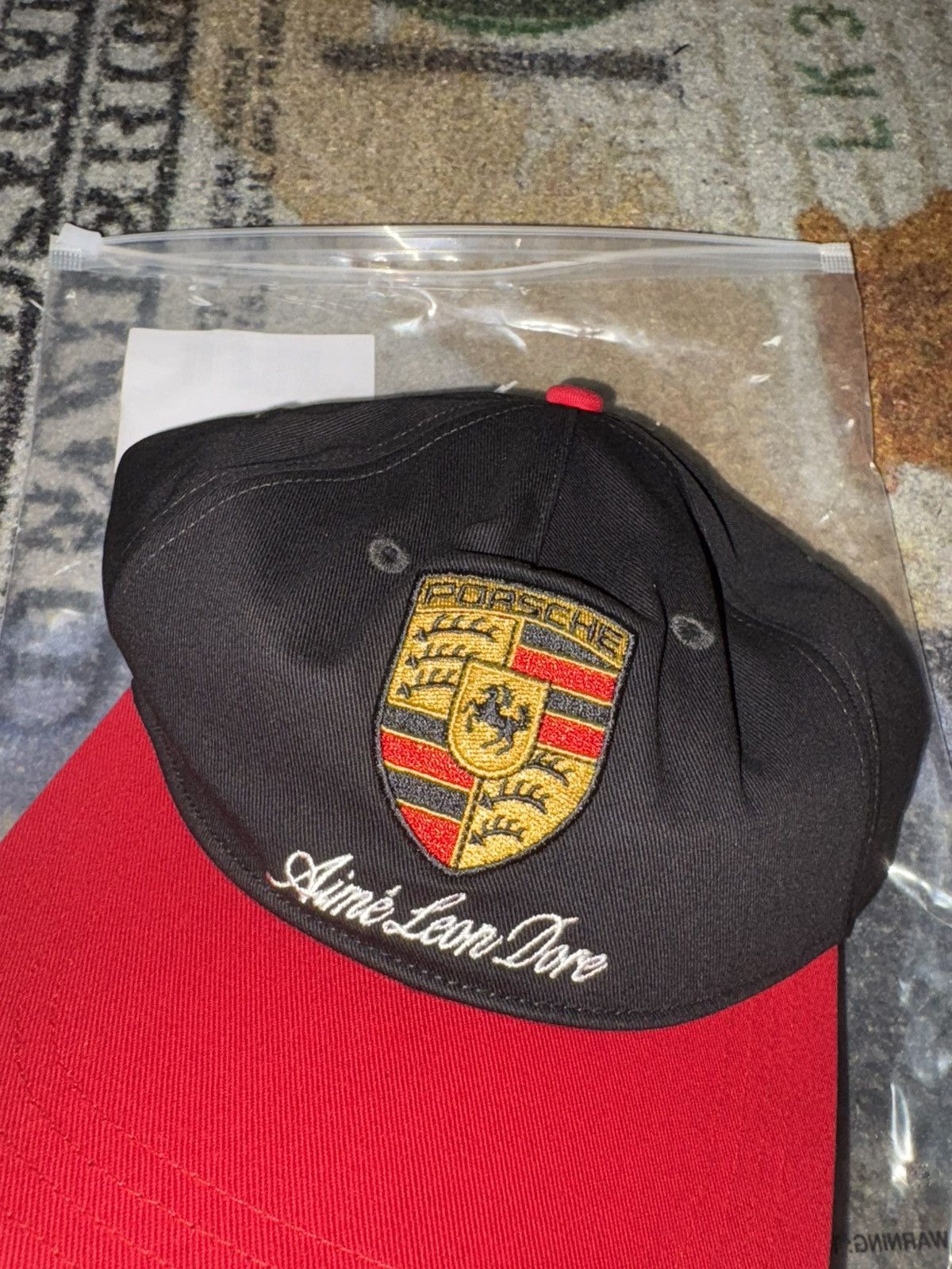 Aime Leon Dore × Porsche Design ALD / Porsche Colorblock Logo Hat Size ONE SIZE - 2 Thumbnail