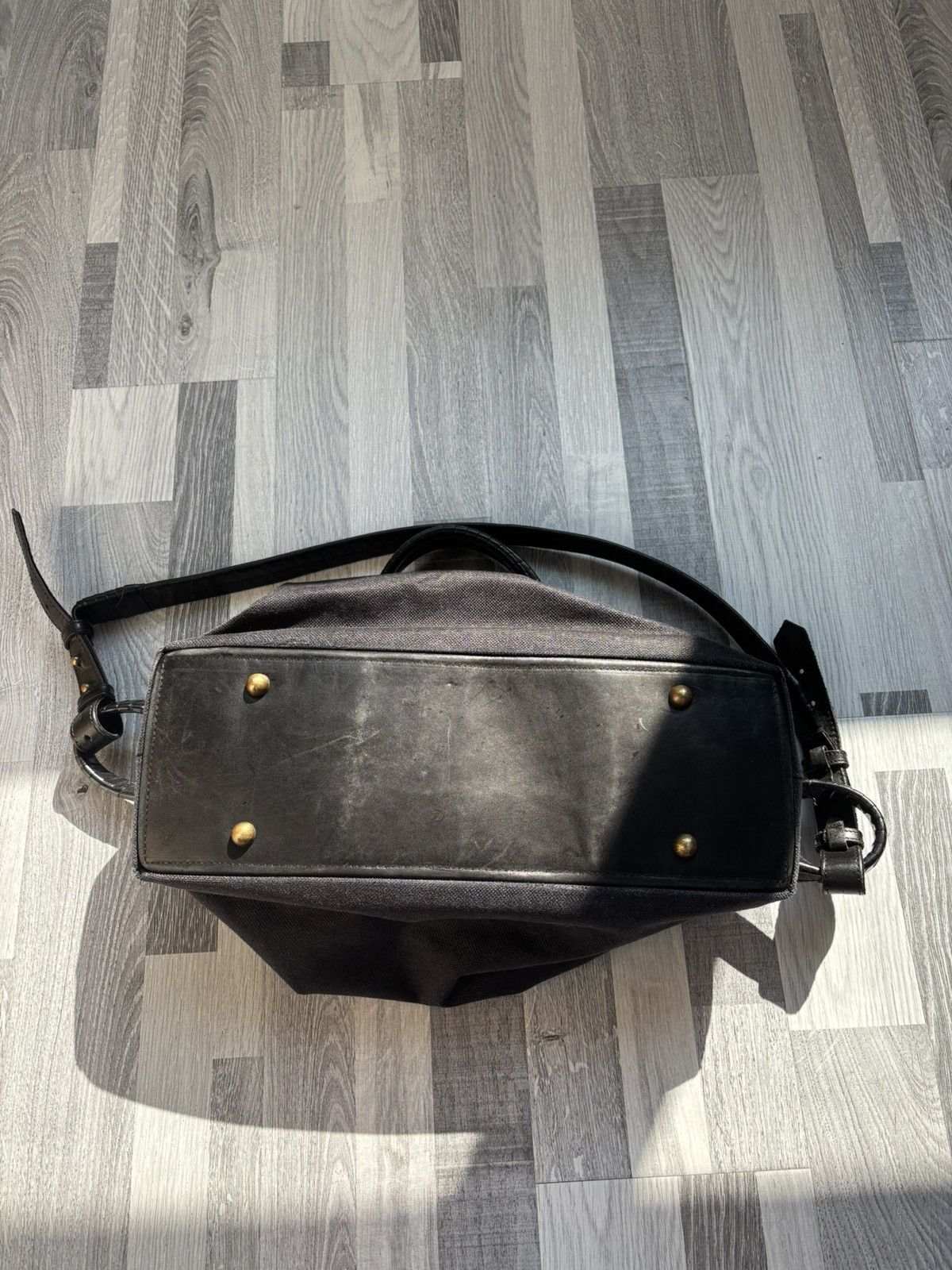 Cornelian Taurus By Daisuke Iwanaga Cornelian Taurus Black 4 Handle Shoulder Linen Tote Bag Size ONE SIZE - 8 Thumbnail