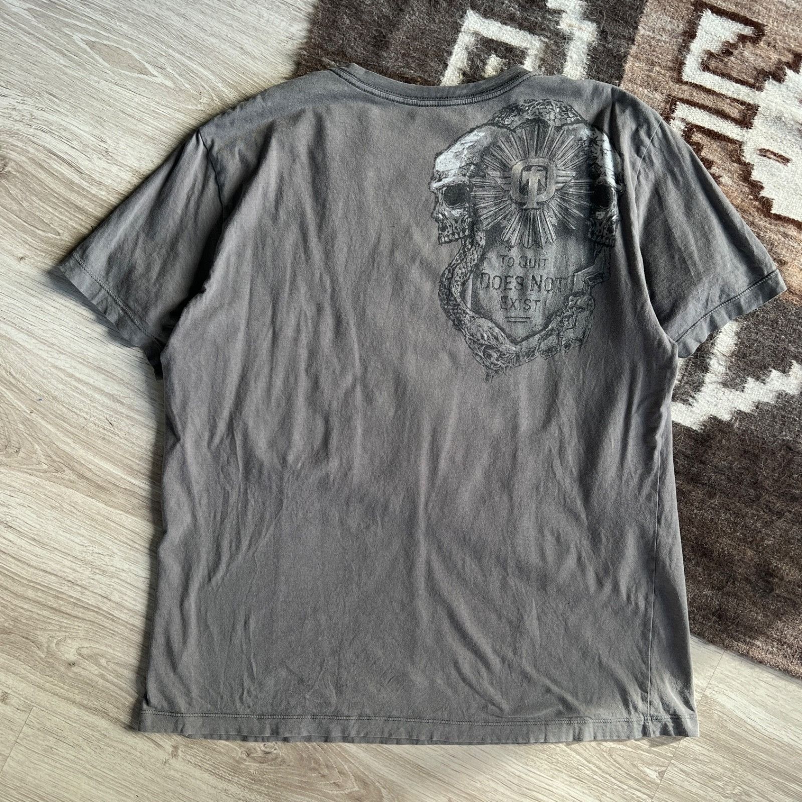 Tapout Tapout Y2K Skull T-Shirt 9948AC Size US M / EU 48-50 / 2 - 6 Thumbnail