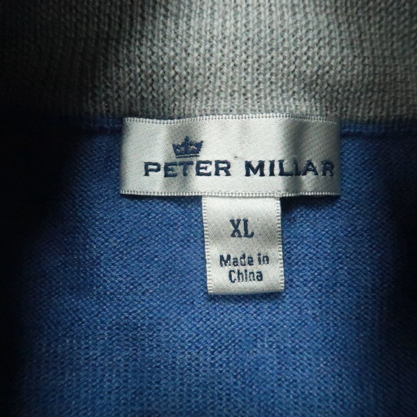 Peter Millar Peter Millar Vest Men XL Blue Silk Wool 1/4 Zip Size US XL / EU 56 / 4 - 3 Thumbnail
