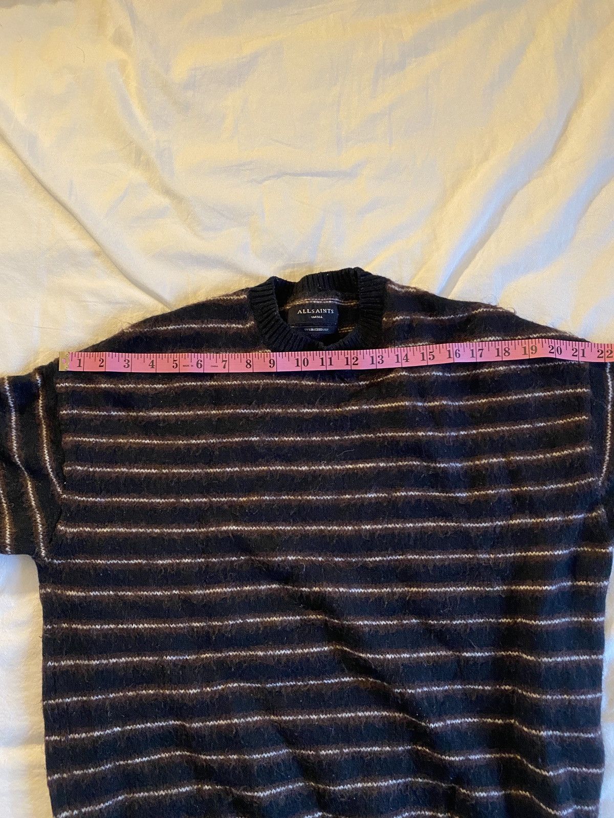 Allsaints Allsaints Oversized Striped Sweater Size US S / EU 44-46 / 1 - 6 Thumbnail
