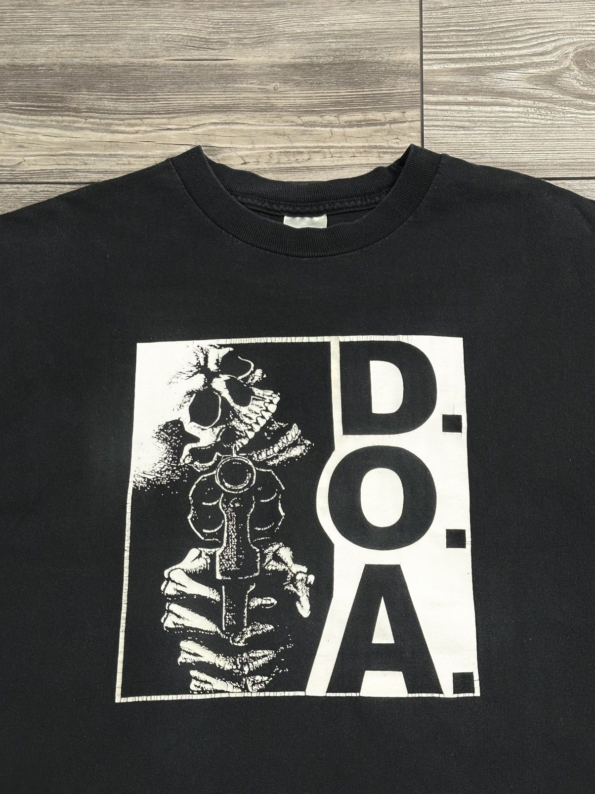 Band Tees × Vintage Vintage Y2K D.O.A. Punk Band T Shirt Grunge Size US L / EU 52-54 / 3 - 3 Thumbnail