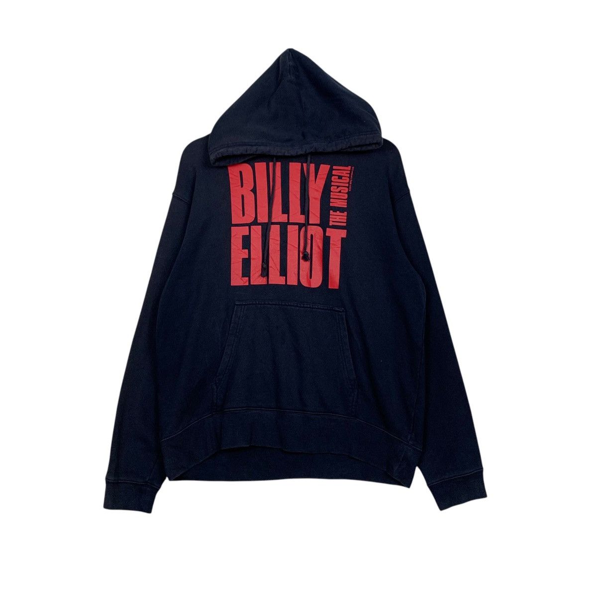Vintage Billy Elliot the Musical Big Logo Pullover Hoodies #1762-C78 Size US M / EU 48-50 / 2 - 1 Thumbnail
