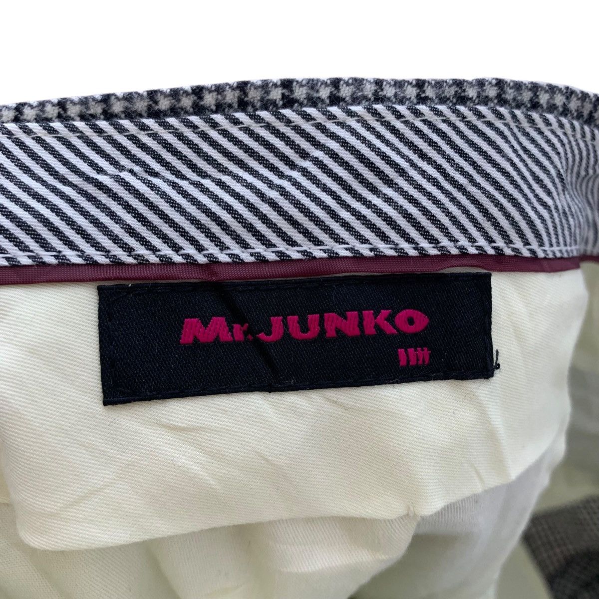 Mr. Junko MR JUNKO Japanese Brand Check Wool Casual Pants Size US 30 / EU 46 - 7 Thumbnail