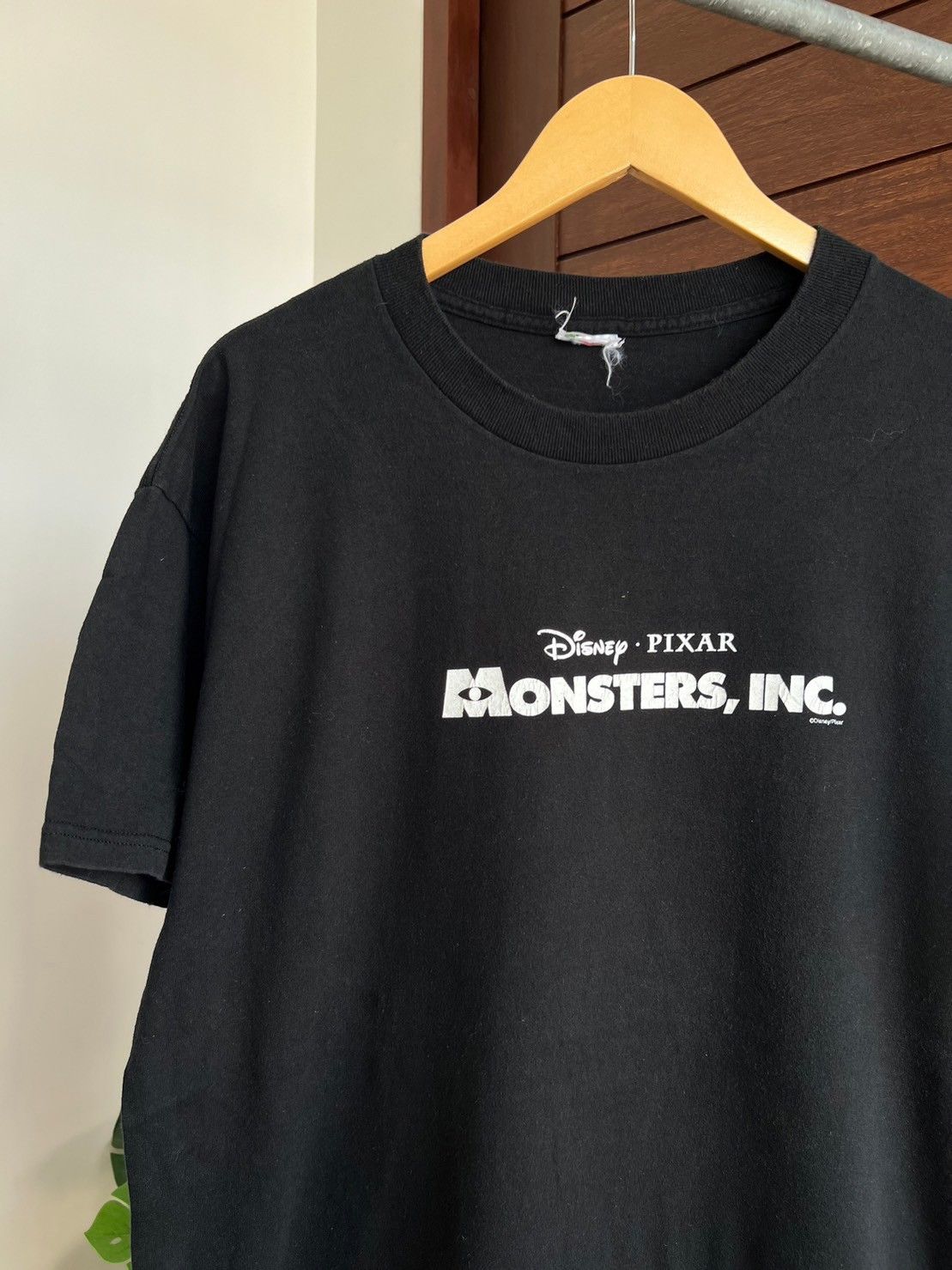 image of Disney x Vintage 00's Monsters,inc Promo Tee Pixar Shirt in Black, Men's (Size 2XL)