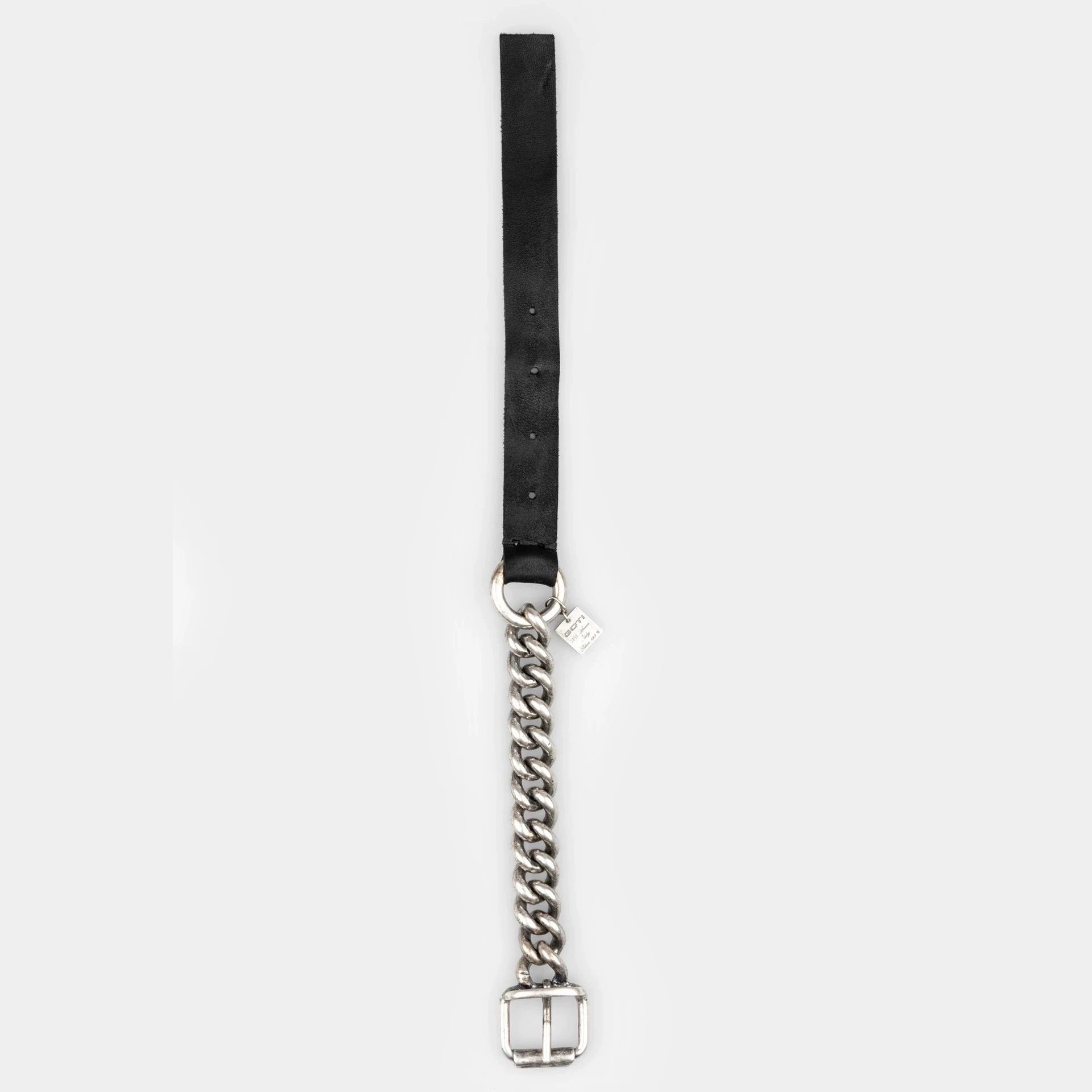Goti GOTI Heavy Worn Horsehide Chain Mixed Bracelet One Size Size ONE SIZE - 4 Thumbnail