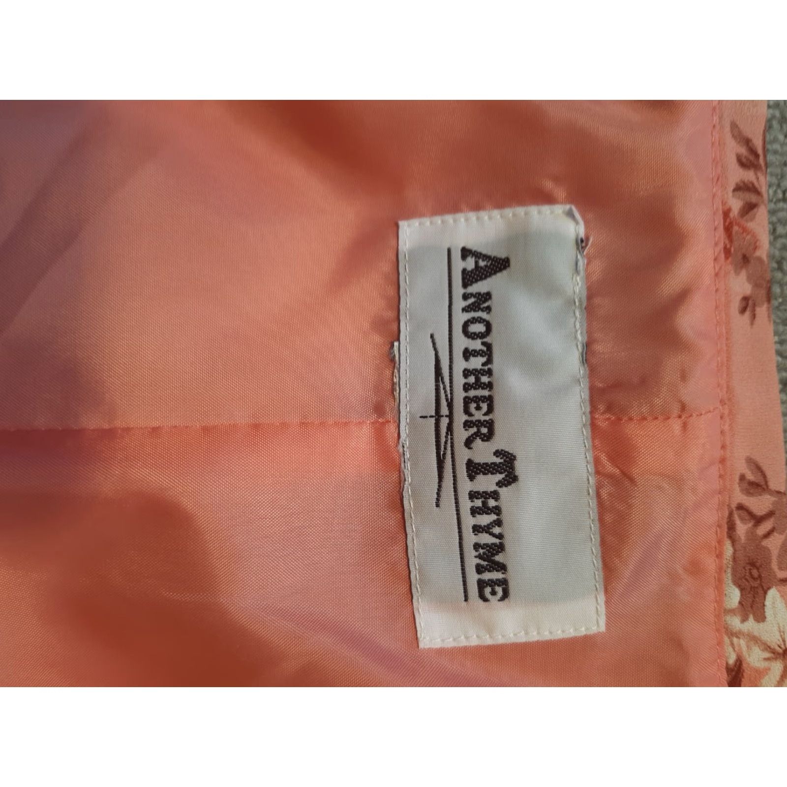 Pinko Another Thyme Womens Dress 43" Long 51" Chest Pink Floral Button Down Dress Size M / US 6-8 / IT 42-44 - 2 Thumbnail