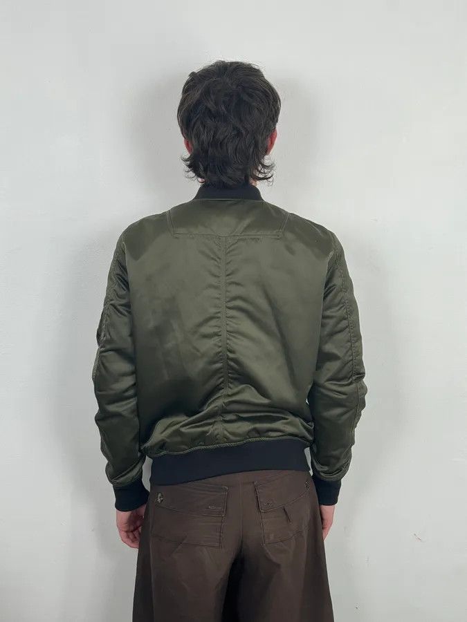 Diesel 2000s Diesel Khaki Bomber Jacket Size US S / EU 44-46 / 1 - 2 Thumbnail
