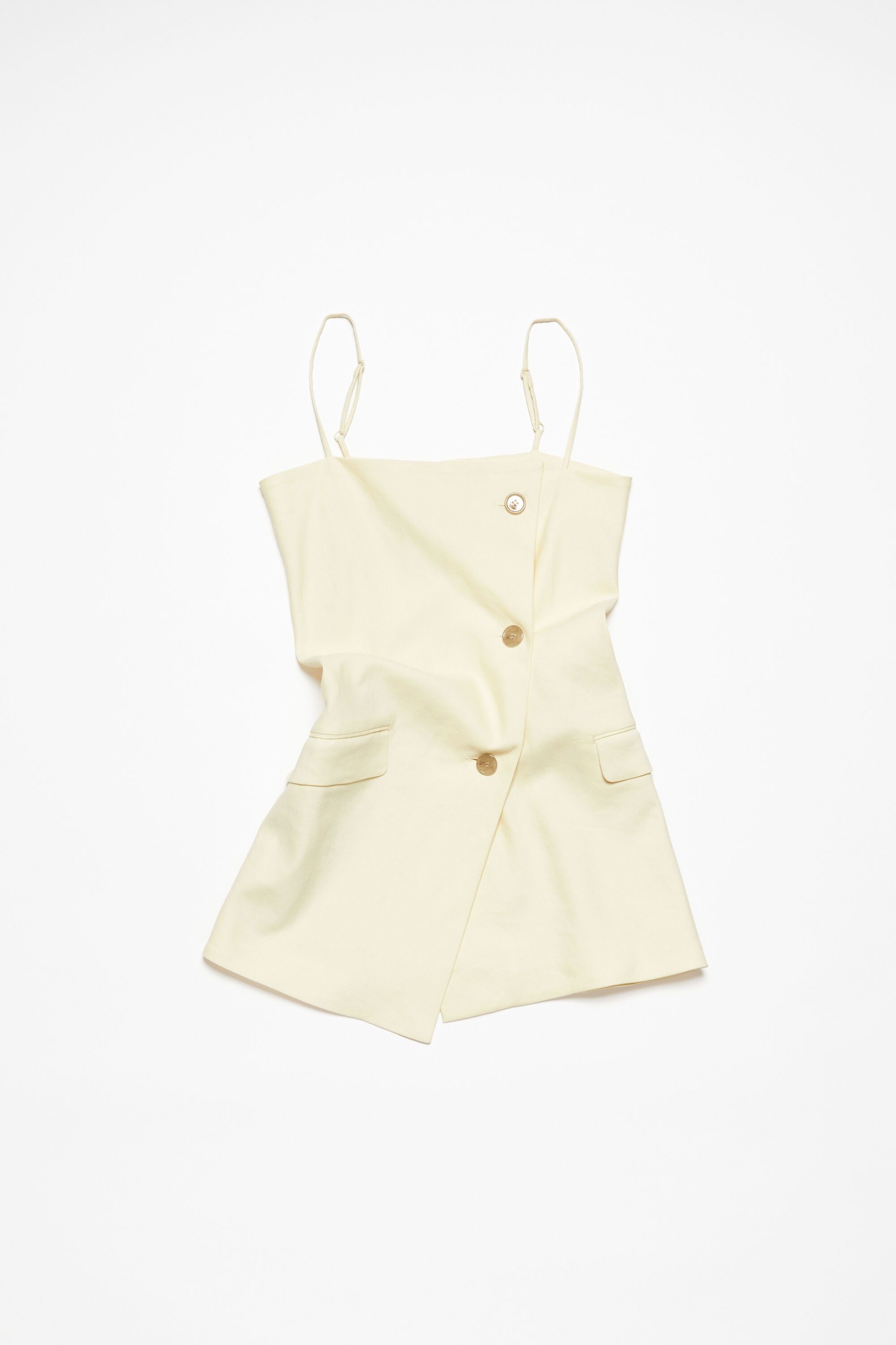 Acne Studios o1y0725 Tank Top in Pastel Yellow Size S / US 4 / IT 40 - 1 Thumbnail