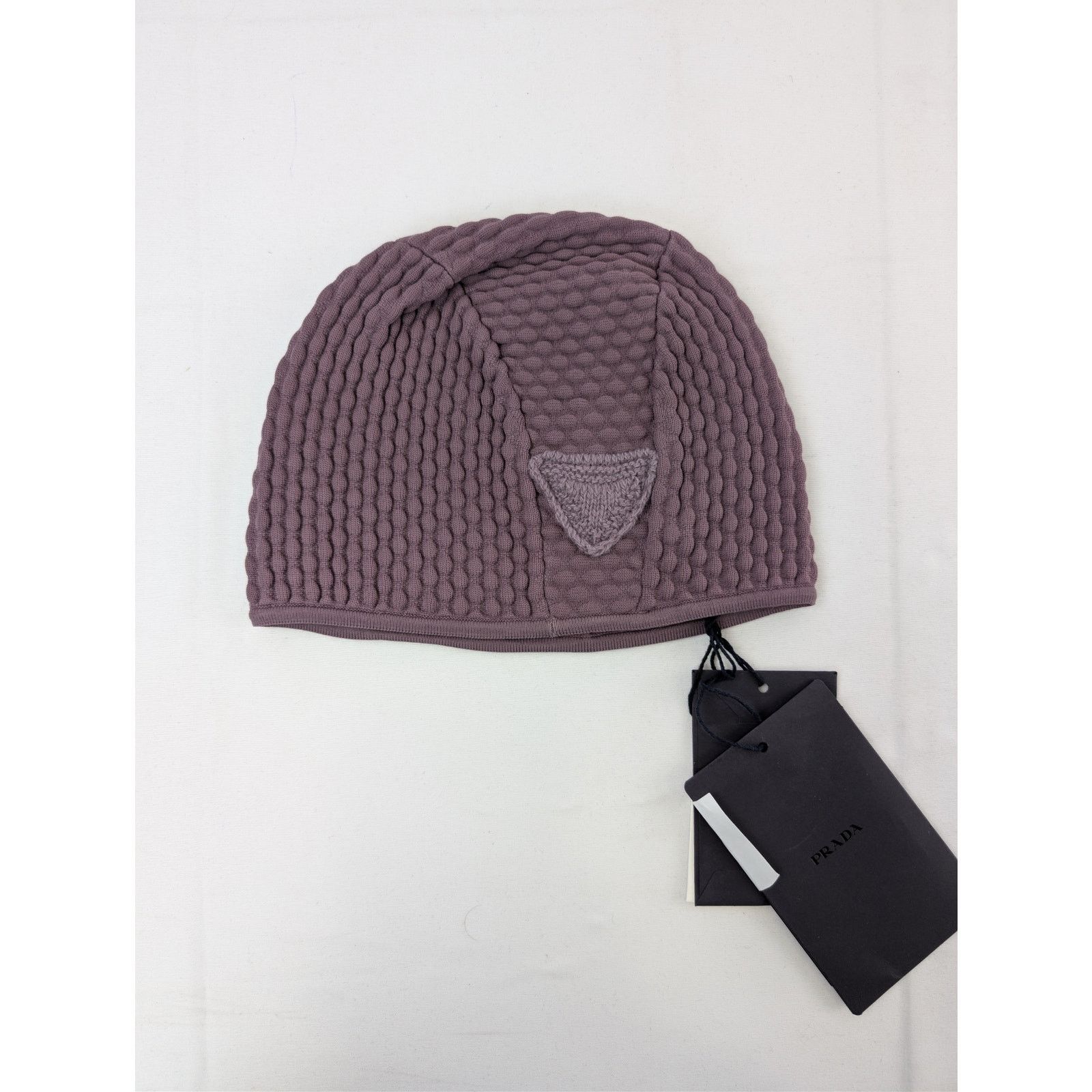 Prada o1rshd1 Size: M / Stretch Nylon Blend Beanie Cap / Hat Size ONE SIZE - 1 Thumbnail