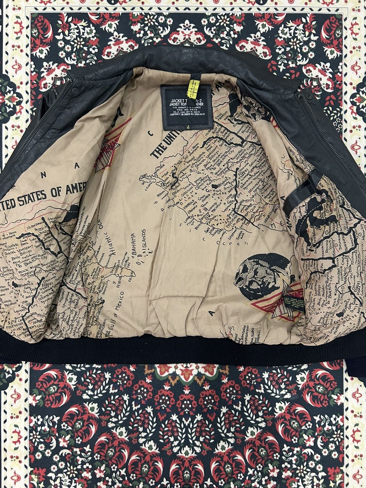 Avirex Vtg A2 Us Army Air Force Leather Jacket Size US M / EU 48-50 / 2 - 6 Thumbnail