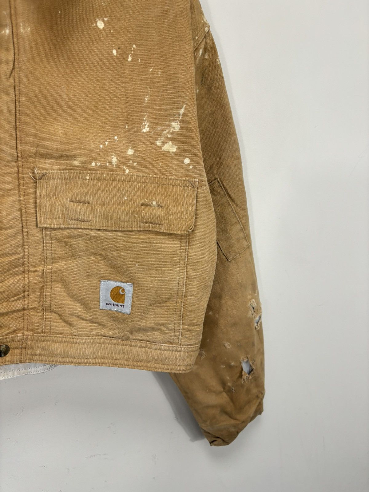 Carhartt Vintage 90s Carhartt Made In USA Work Boxy Cropped Jacket Size US L / EU 52-54 / 3 - 4 Thumbnail