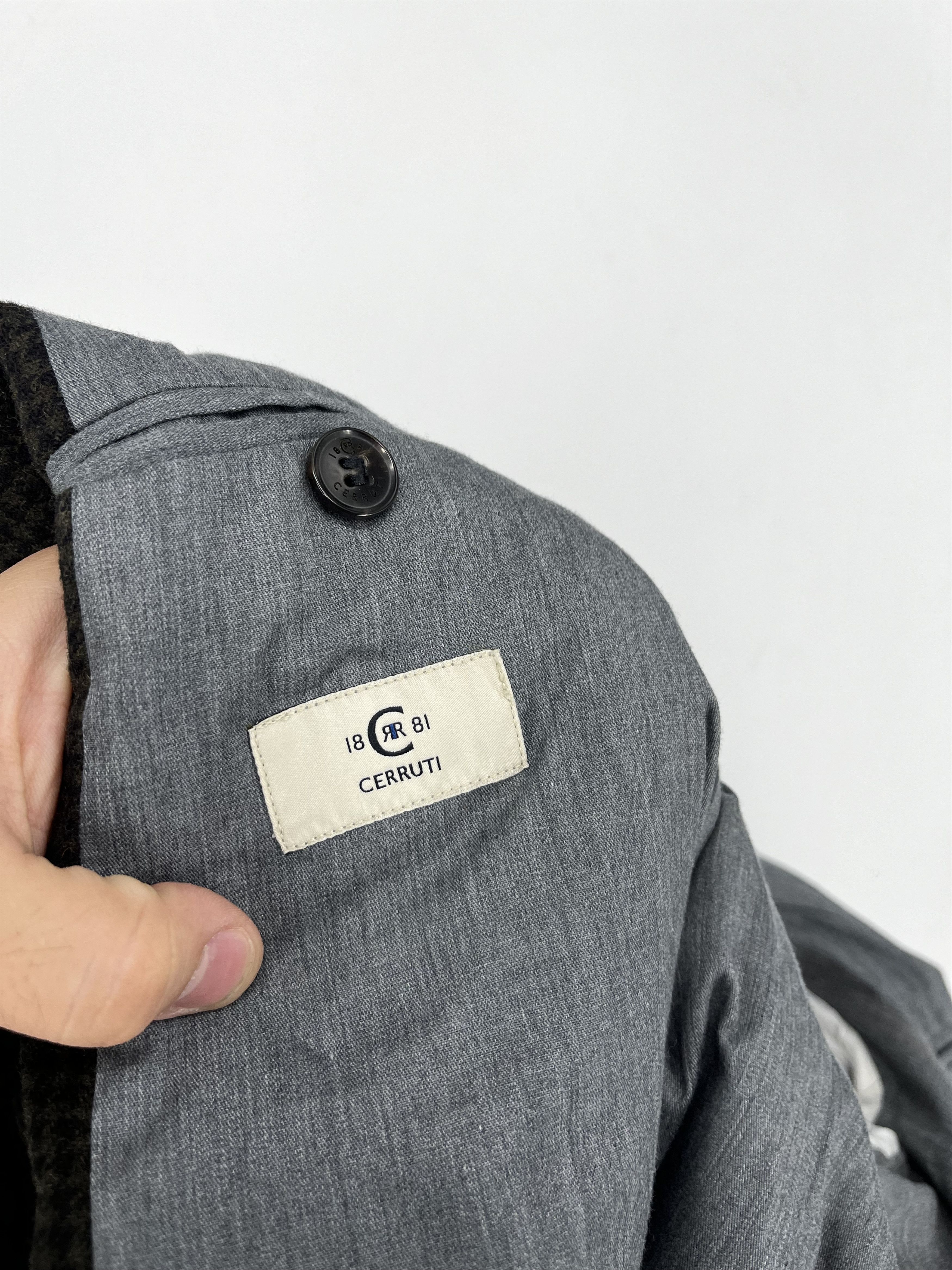 Cerruti 1881 × Seditionaries Nano Cerruti Checkered Plaid Blazer Wool Coats Jacket Size 50S - 14 Thumbnail