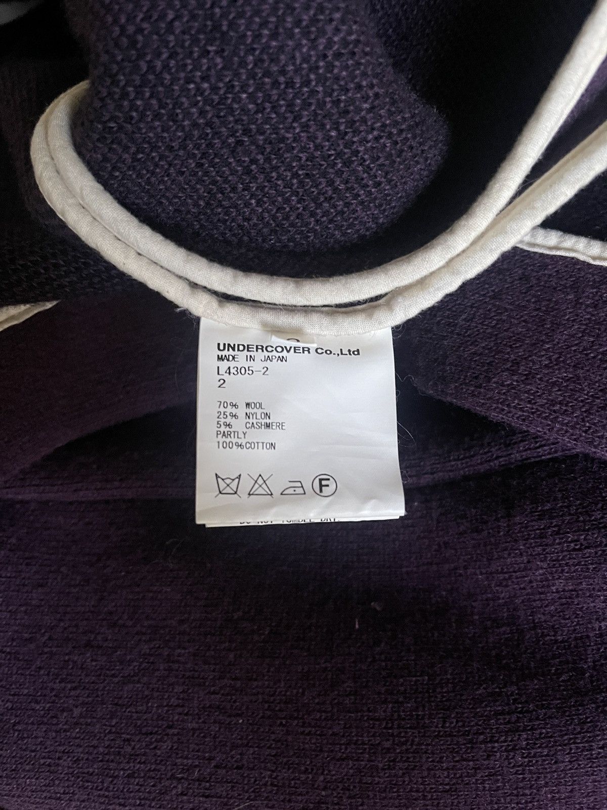 Undercover AW2013 “Anatomicouture” Ribcage Wool Coat Size US M / EU 48-50 / 2 - 6 Thumbnail