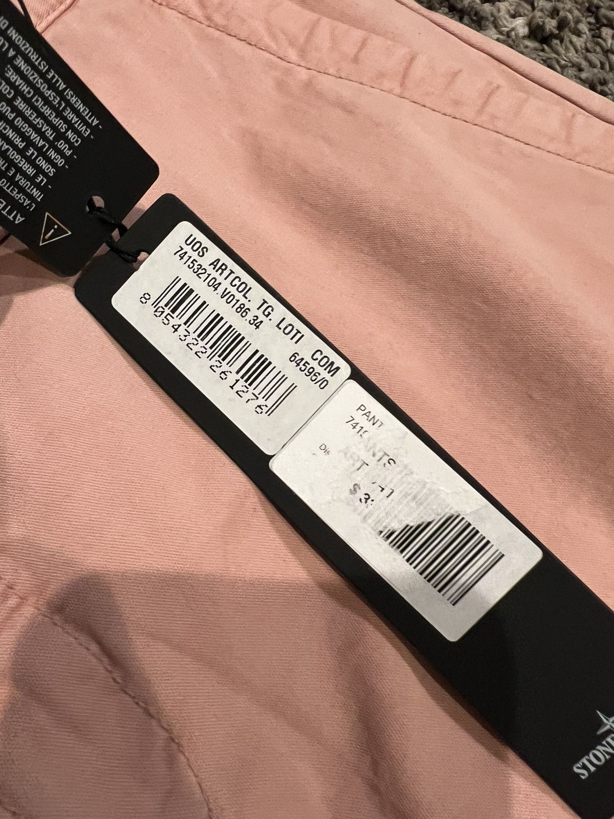 Stone Island Stone Island Rose Pink Cargo Pants Size US 34 / EU 50 - 4 Thumbnail