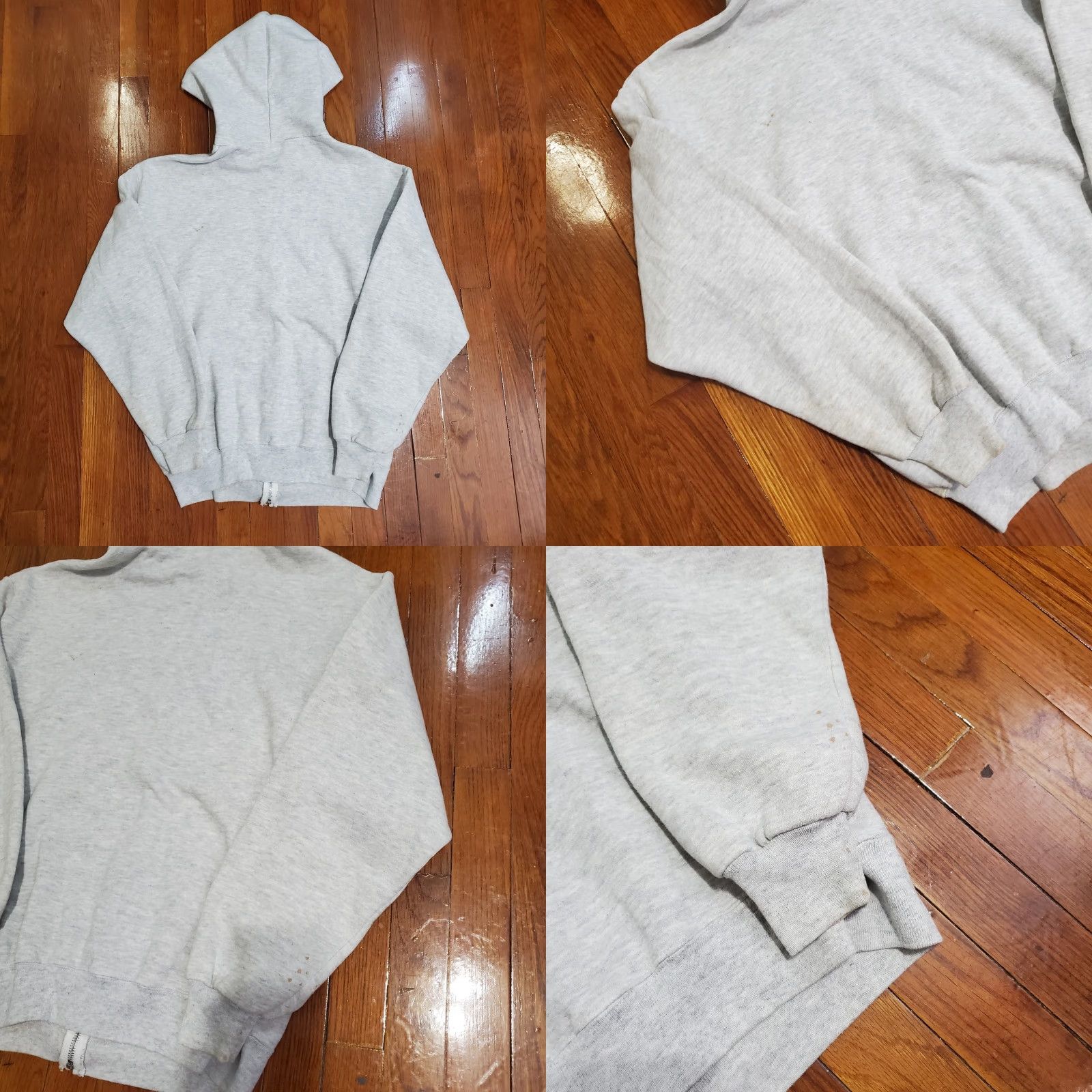 Jerzees VINTAGE Kilauea Military Camp Volcano Hawaii Hoodie Full Zip Sz Large Stained Size US L / EU 52-54 / 3 - 9 Thumbnail